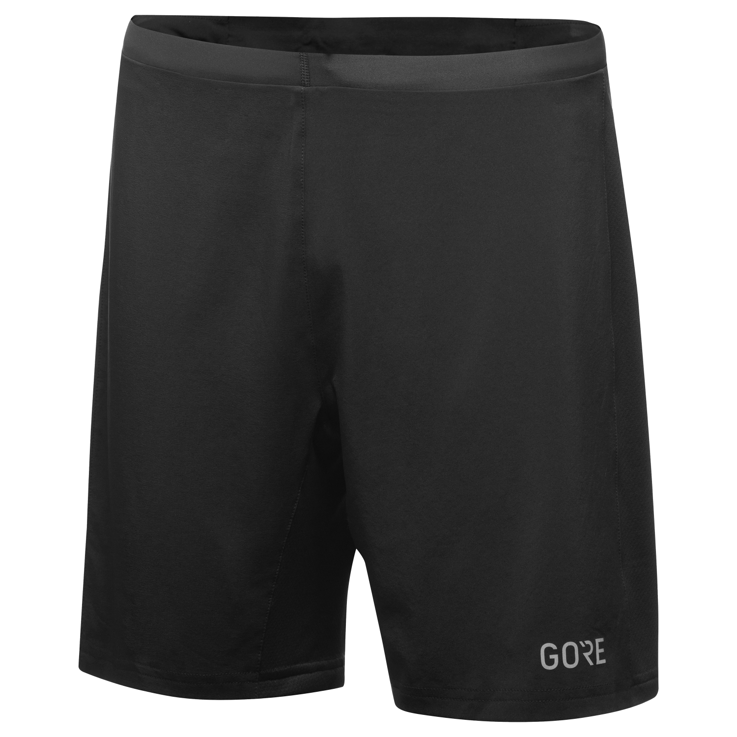 An image of the R5 2in1 Shorts being displayed without a product model wearing the product.