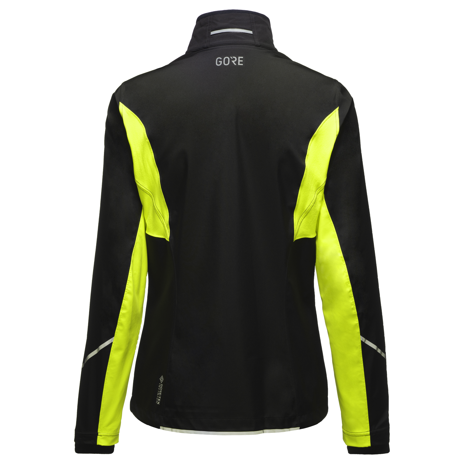 An image of the R3 WINDSTOPPER® Jacket Women being displayed without a product model wearing the product.