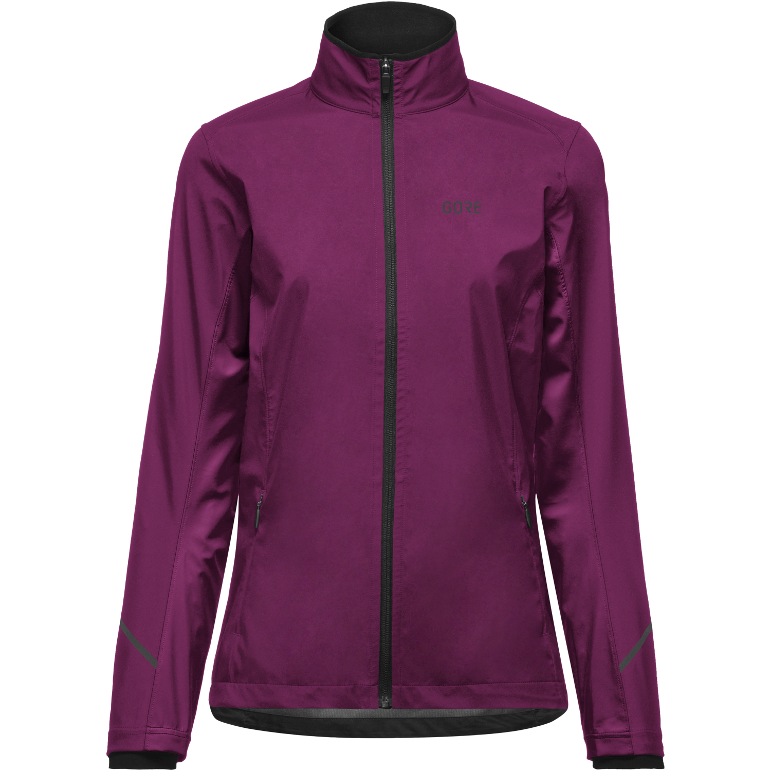 An image of the R3 WINDSTOPPER® Jacket Women being displayed without a product model wearing the product.