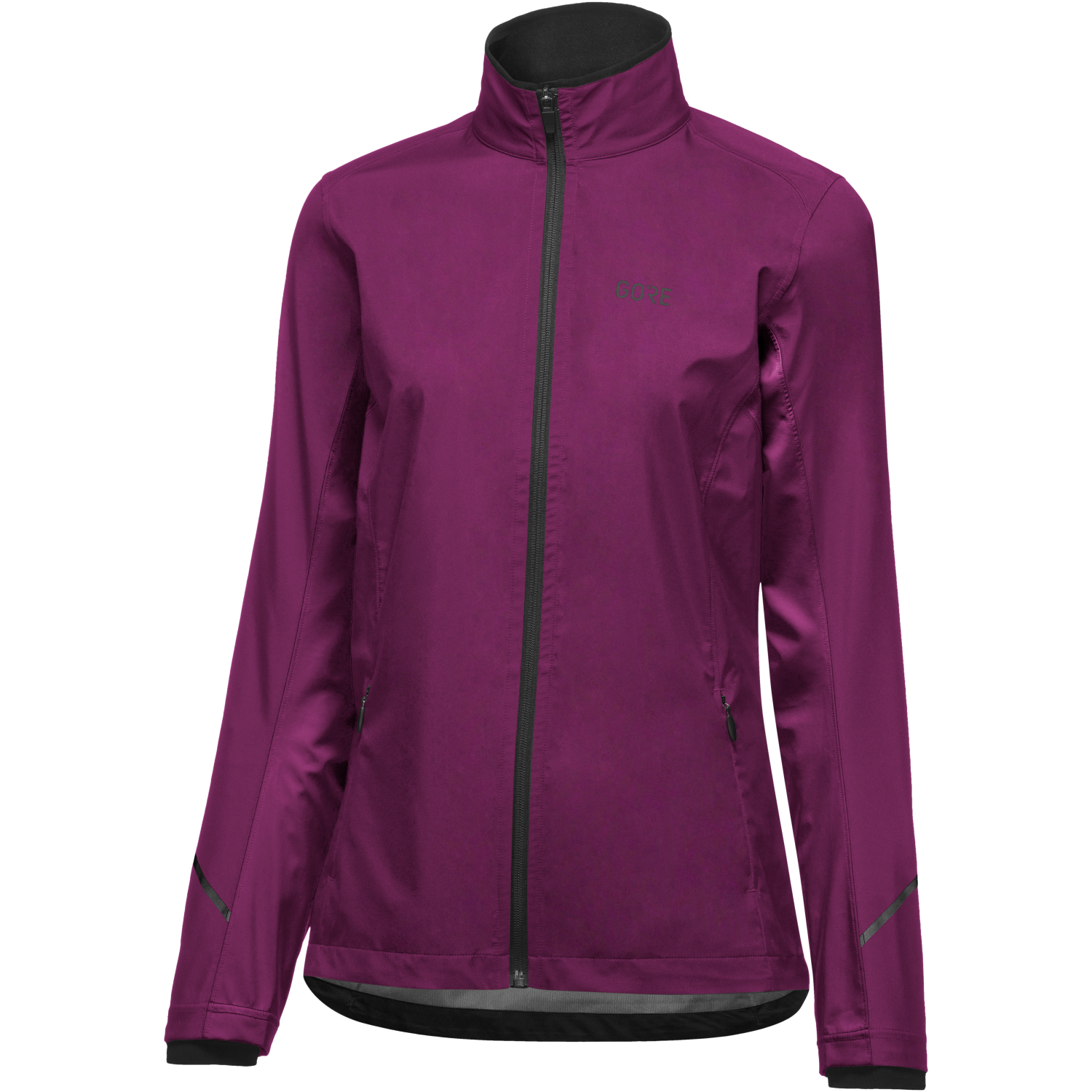An image of the R3 WINDSTOPPER® Jacket Women being displayed without a product model wearing the product.
