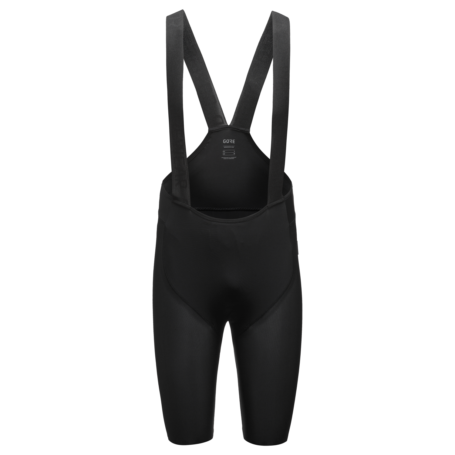 An image of the FERNFLOW Liner Bib Shorts+ Mens being displayed without a product model wearing the product.