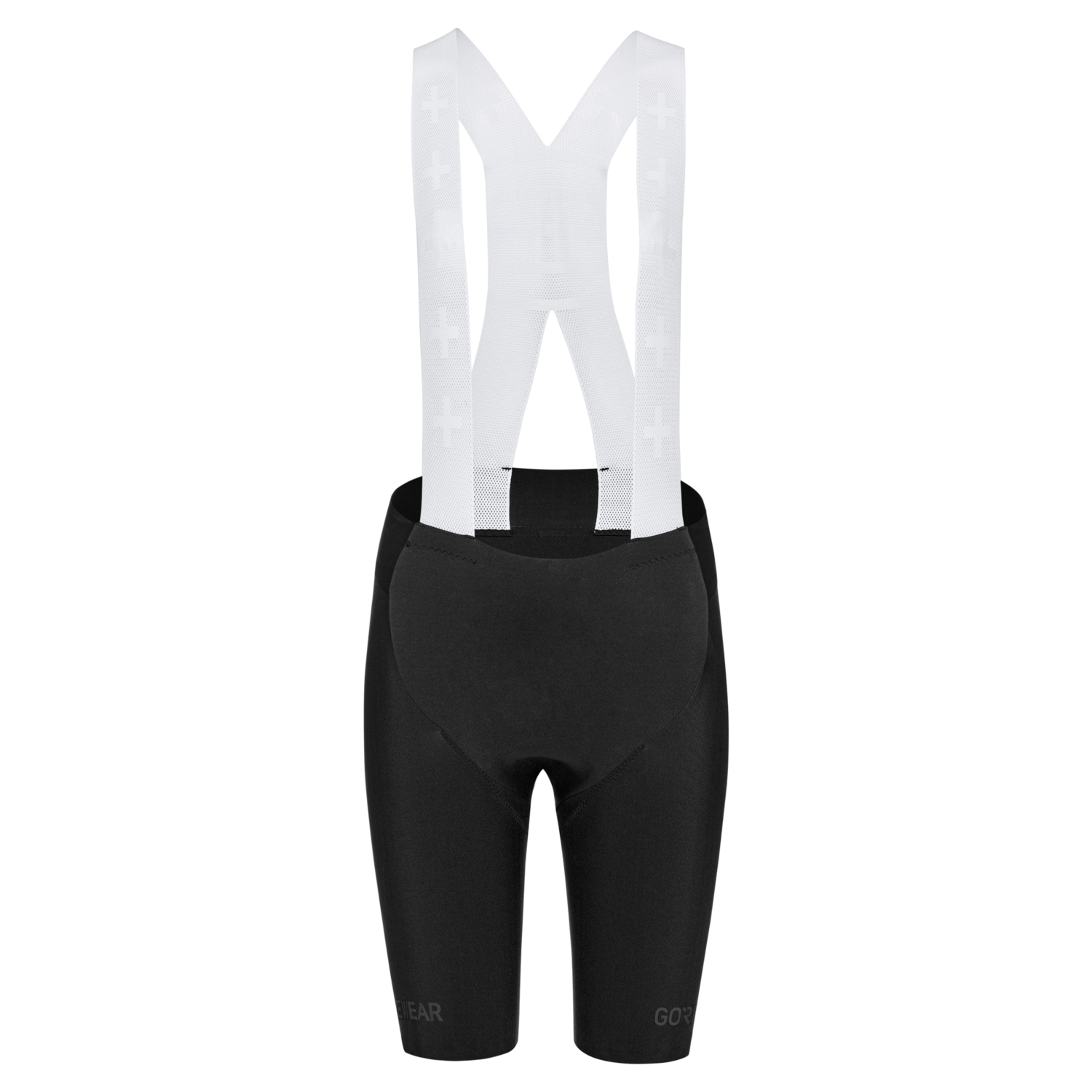 An image of the Distance Bib Shorts+ 2.0 Womens being displayed without a product model wearing the product.