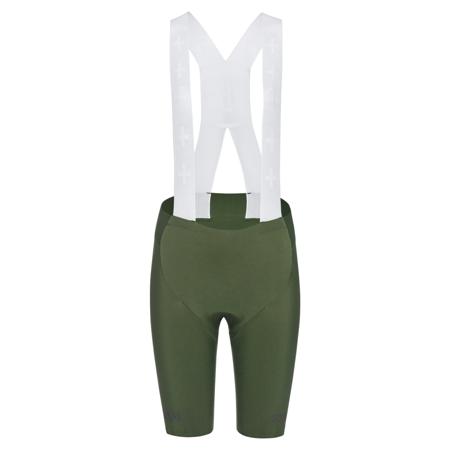 An image of the Distance Bib Shorts+ 2.0 Womens being displayed without a product model wearing the product.