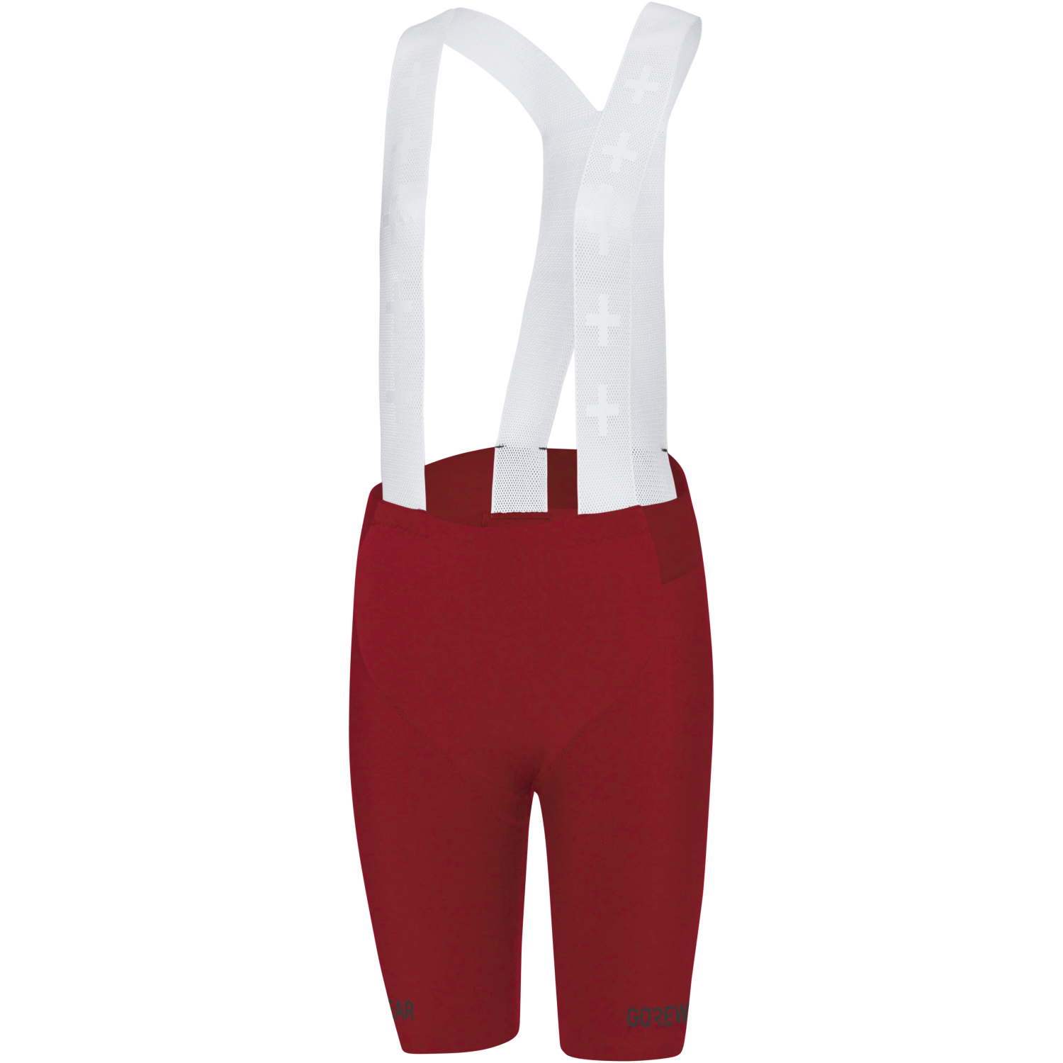 An image of the Distance Bib Shorts+ 2.0 Womens being displayed without a product model wearing the product.