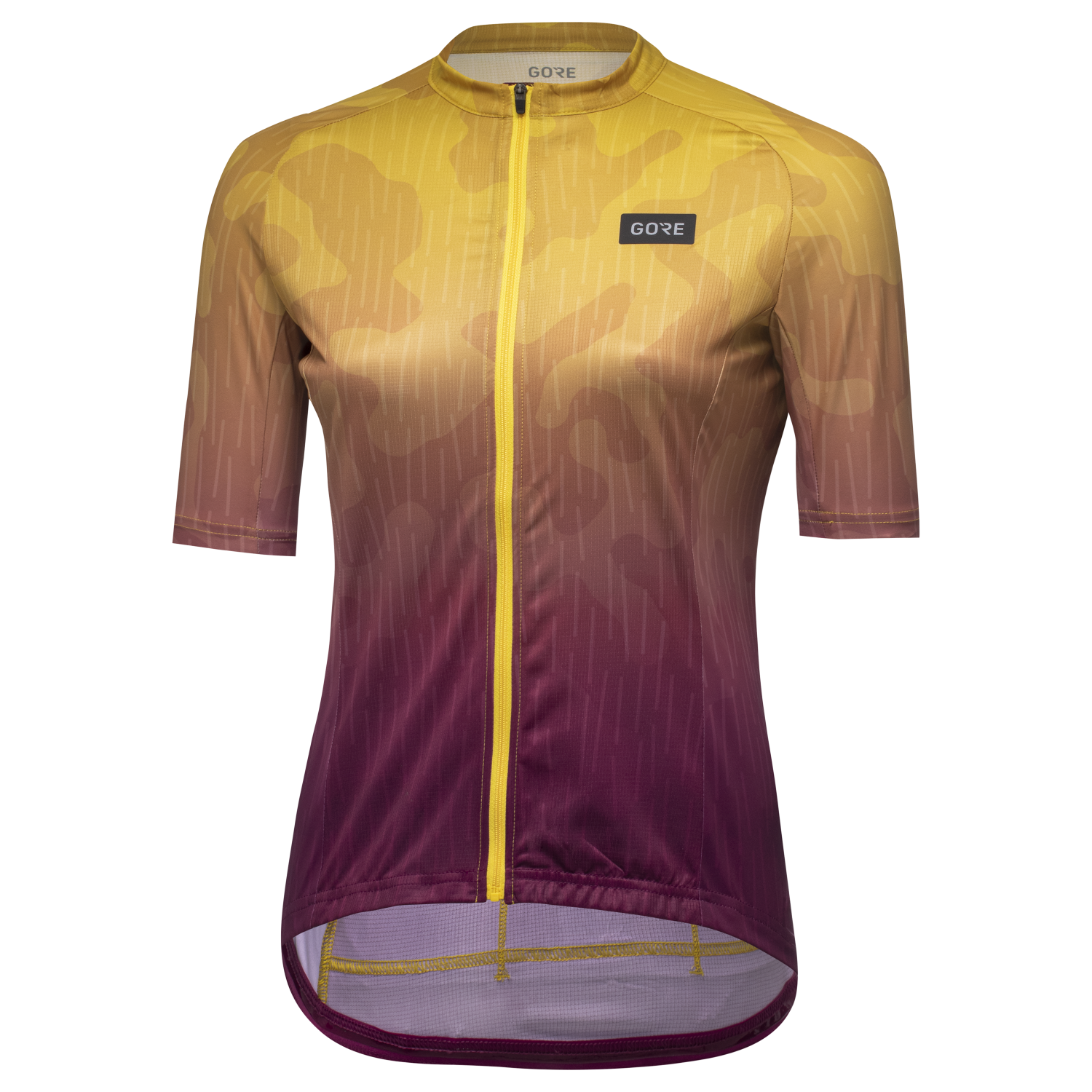 An image of the Rain Camo Jersey Womens being displayed without a product model wearing the product.