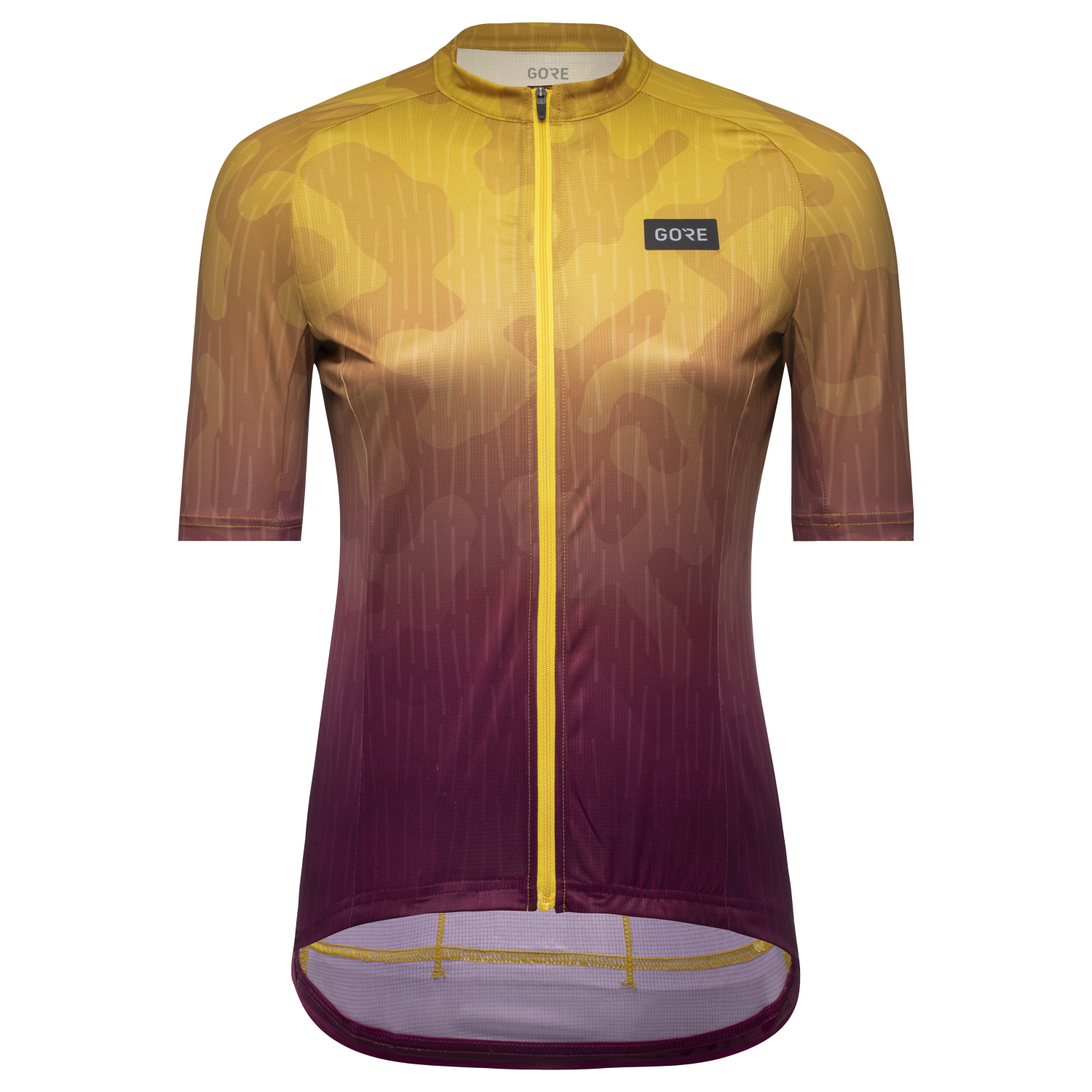 An image of the Rain Camo Jersey Womens being displayed without a product model wearing the product.