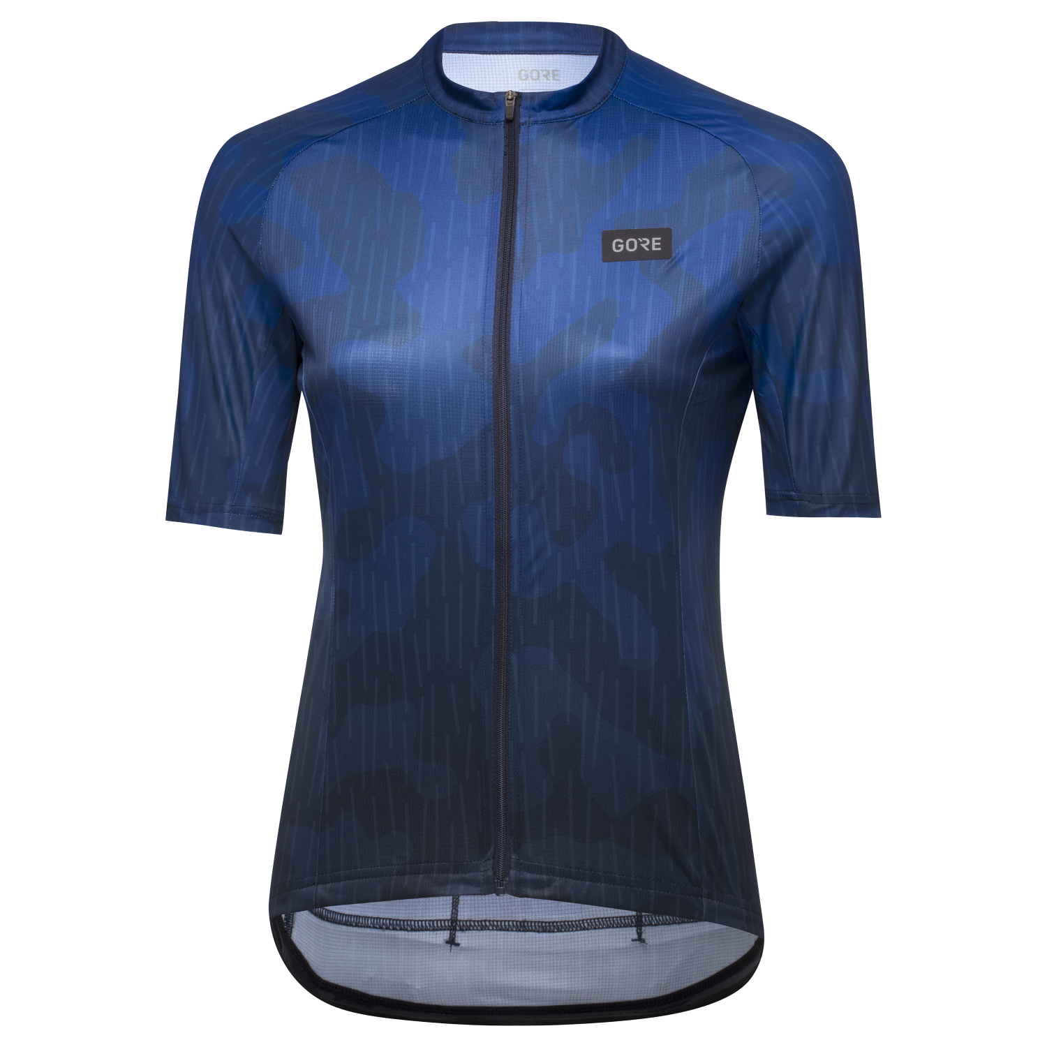 An image of the Rain Camo Jersey Womens being displayed without a product model wearing the product.