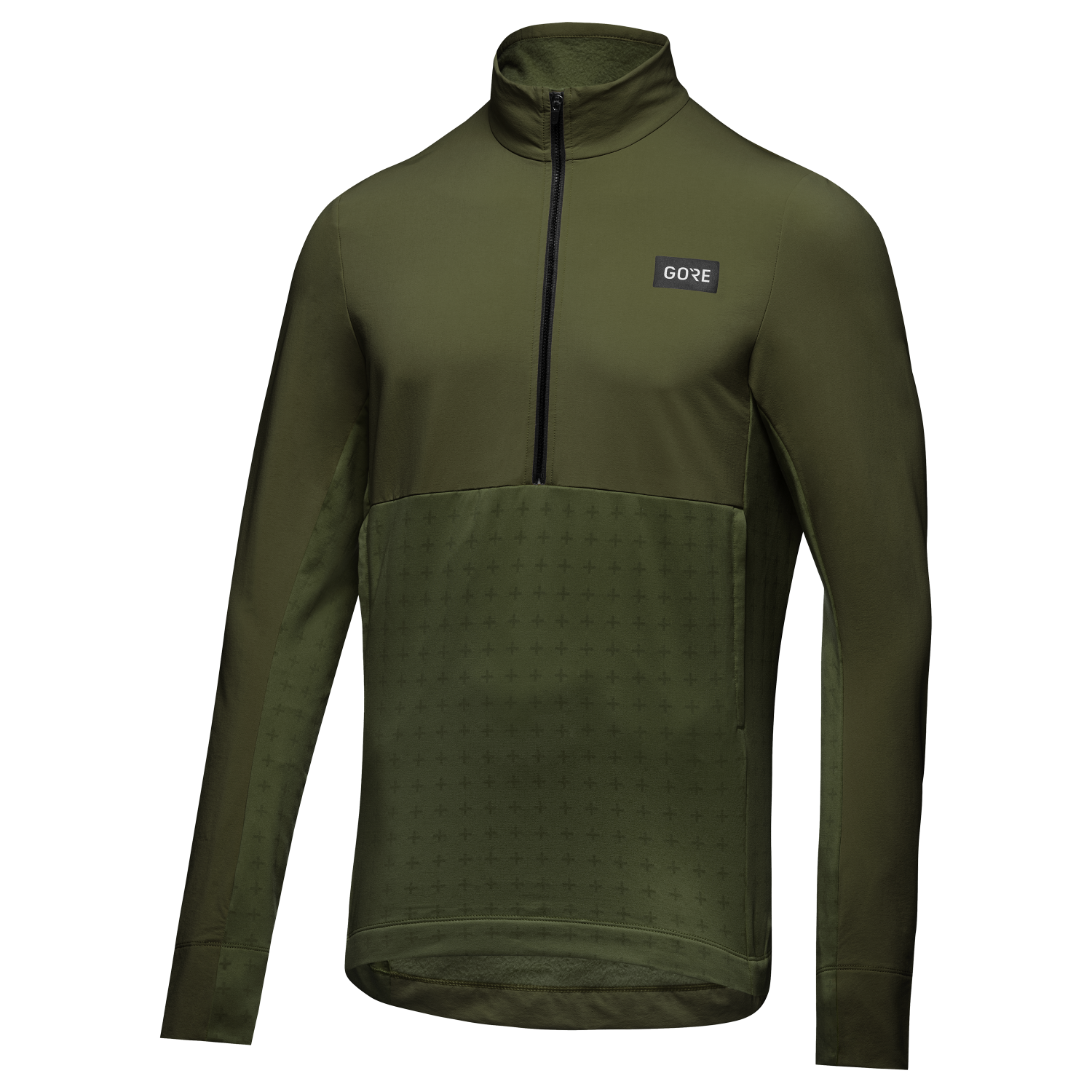 An image of the TrailKPR Hybrid 1/2-Zip Mens being displayed without a product model wearing the product.