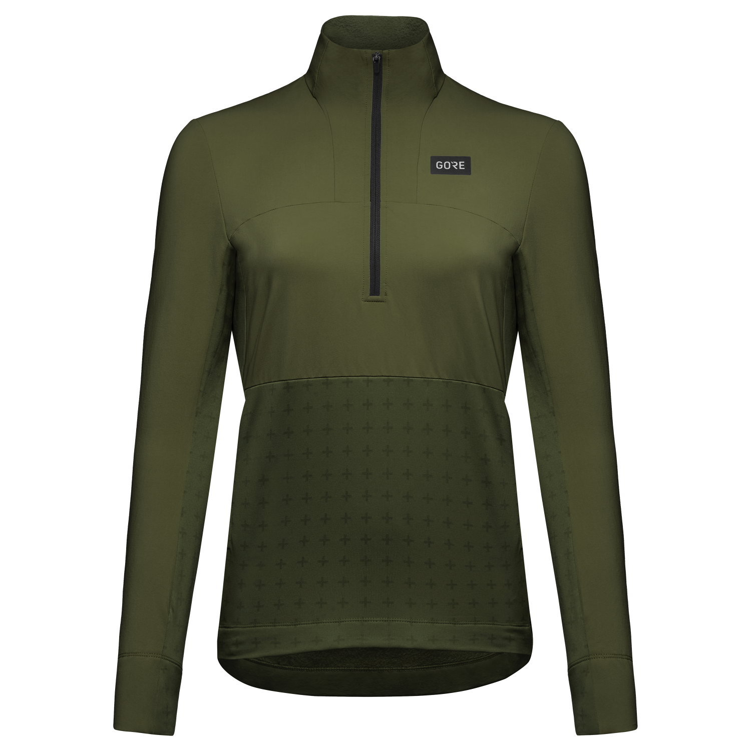 An image of the TrailKPR Hybrid 1/2-Zip Womens being displayed without a product model wearing the product.