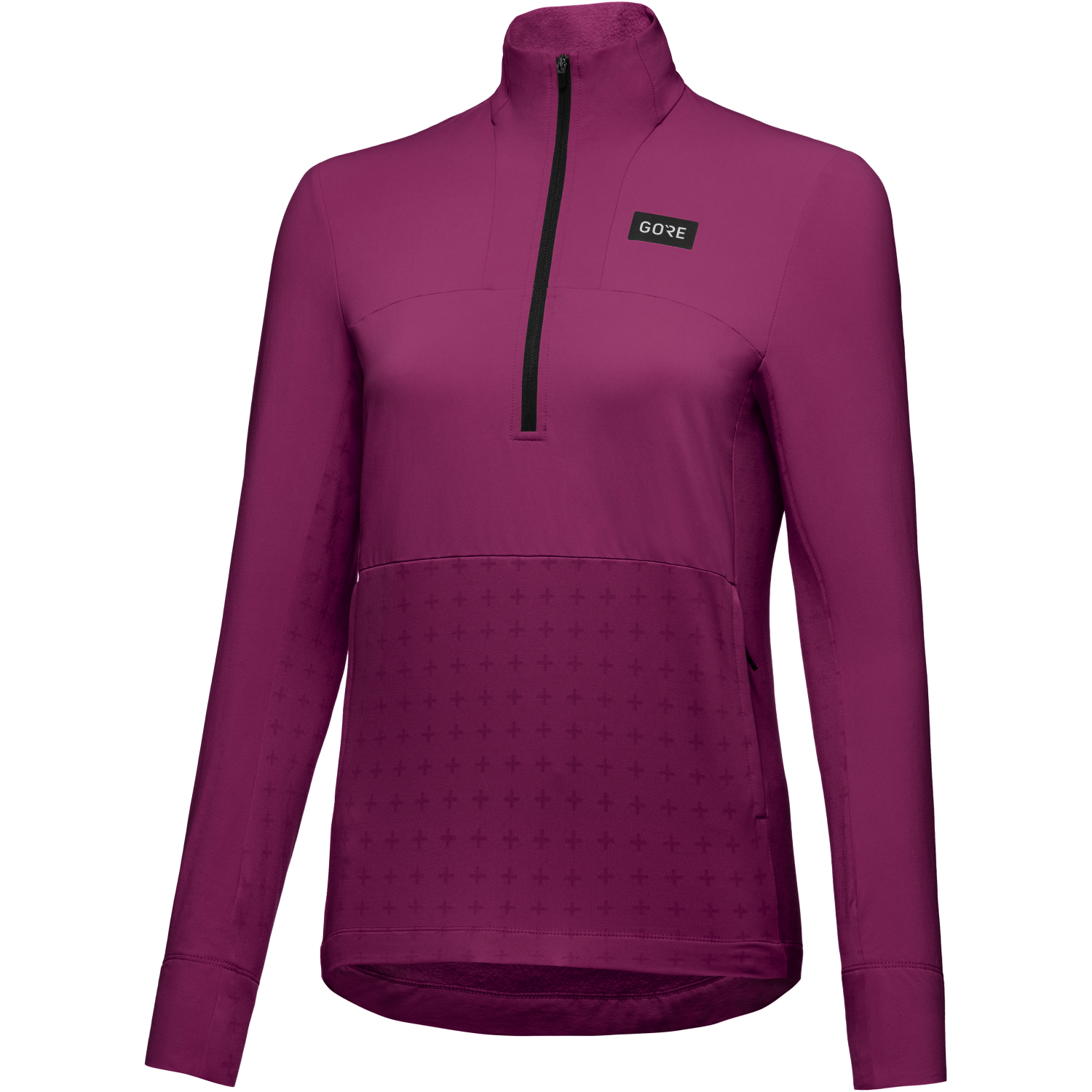 An image of the TrailKPR Hybrid 1/2-Zip Womens being displayed without a product model wearing the product.