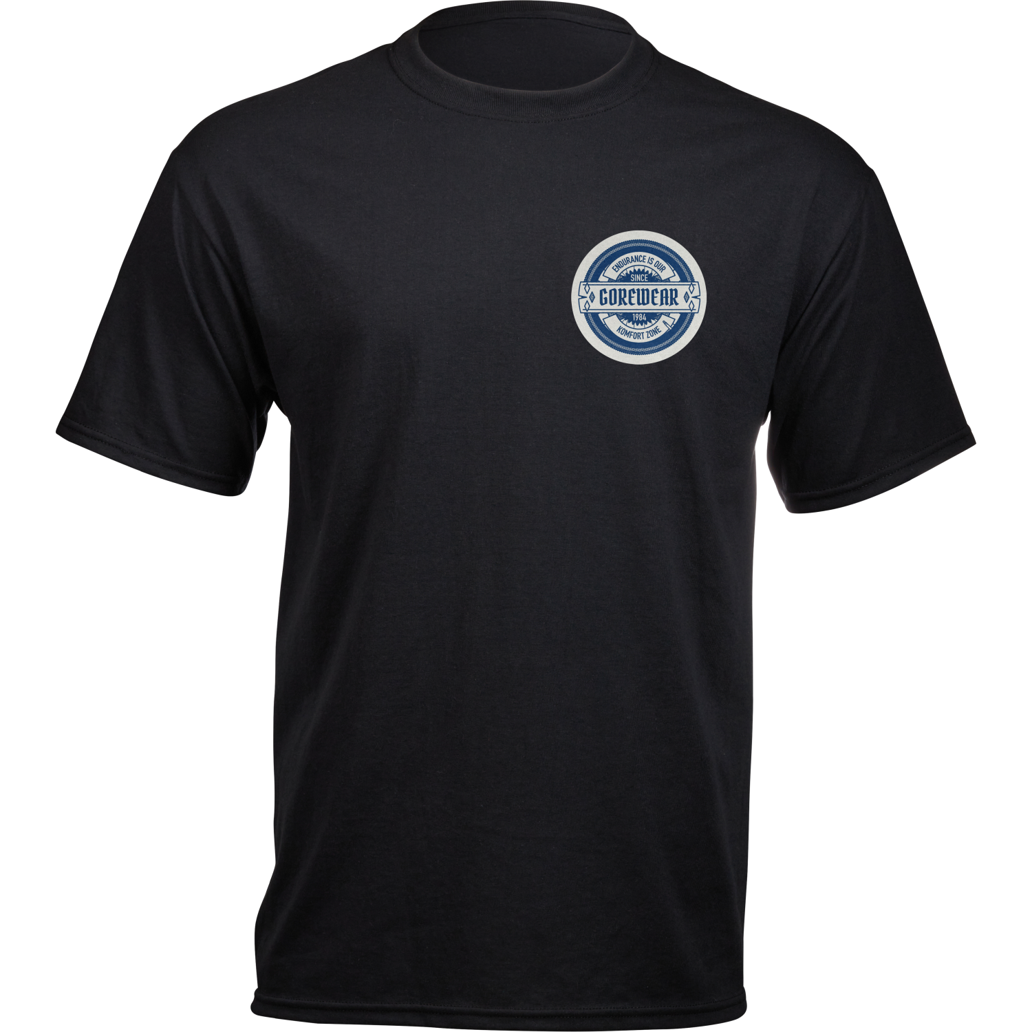 An image of the GOREWEAR Bavarian T-Shirt being displayed without a product model wearing the product.