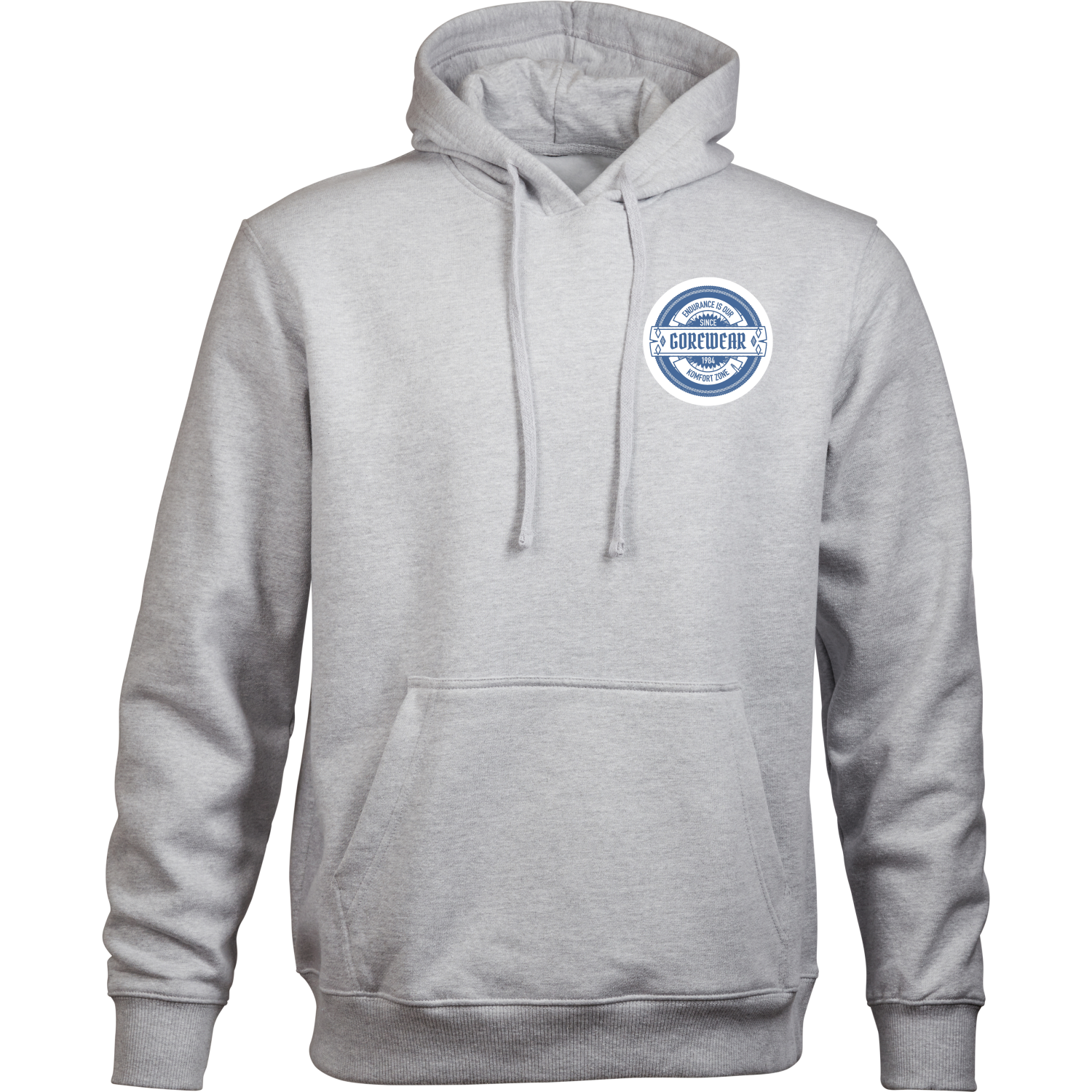 An image of the GOREWEAR Bavarian Hoodie being displayed without a product model wearing the product.