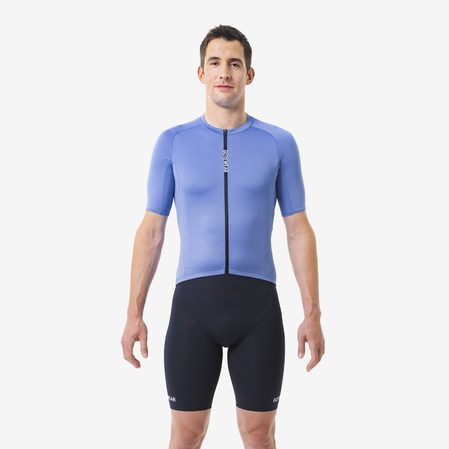 A product model is wearing the SPINSHIFT Jersey Mens in size EU Large / US Medium and is 194 cm / 6'4'' and weighs 84 kg / 185 lbs.