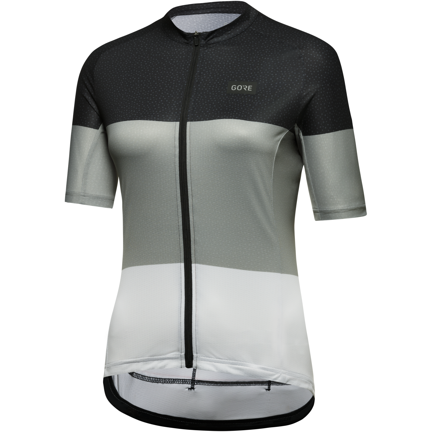 An image of the Spirit Stripes Jersey Womens being displayed without a product model wearing the product.