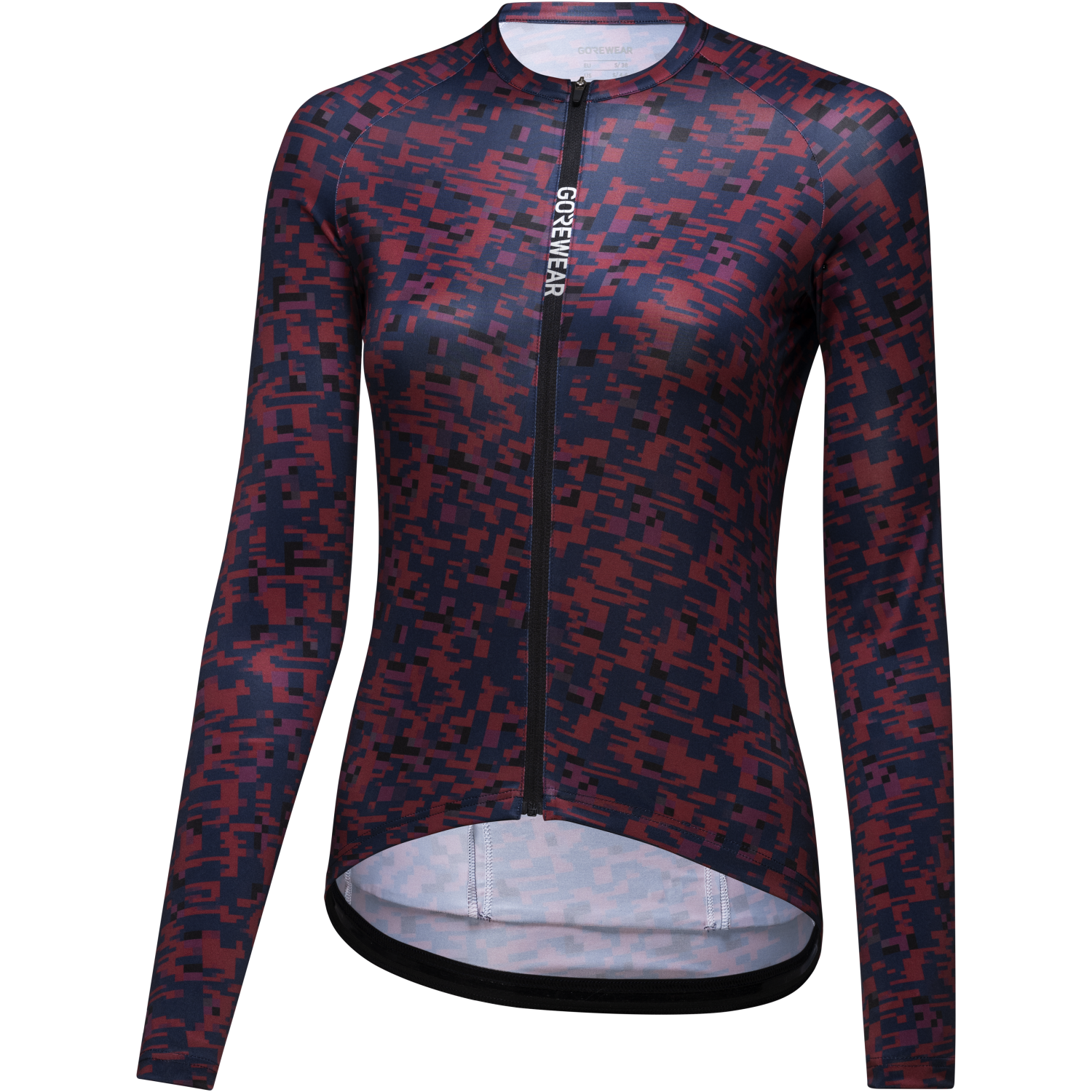 An image of the SPINSHIFT Long Sleeve Jersey Womens being displayed without a product model wearing the product.
