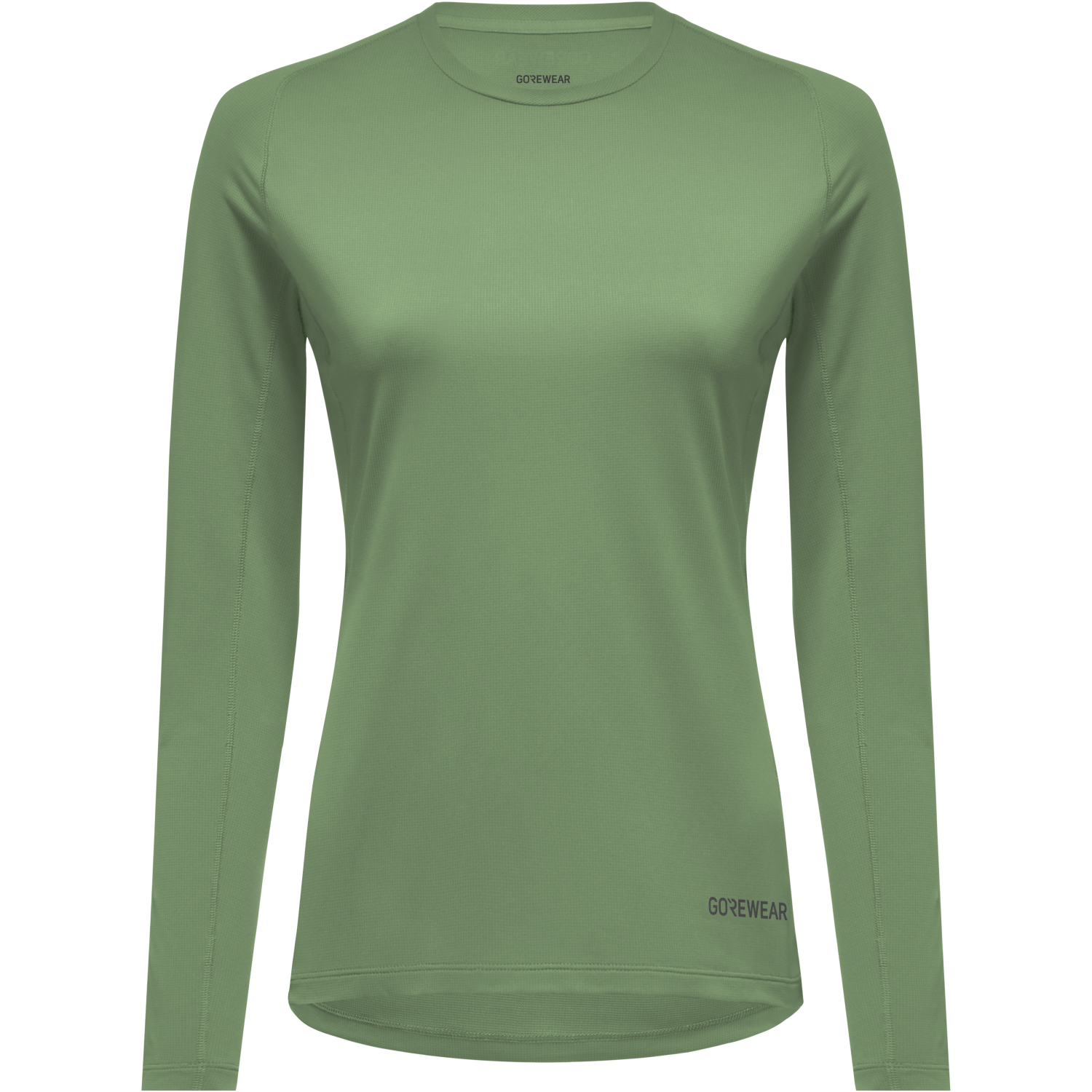 An image of the Everyday Long Sleeve Shirt Womens being displayed without a product model wearing the product.