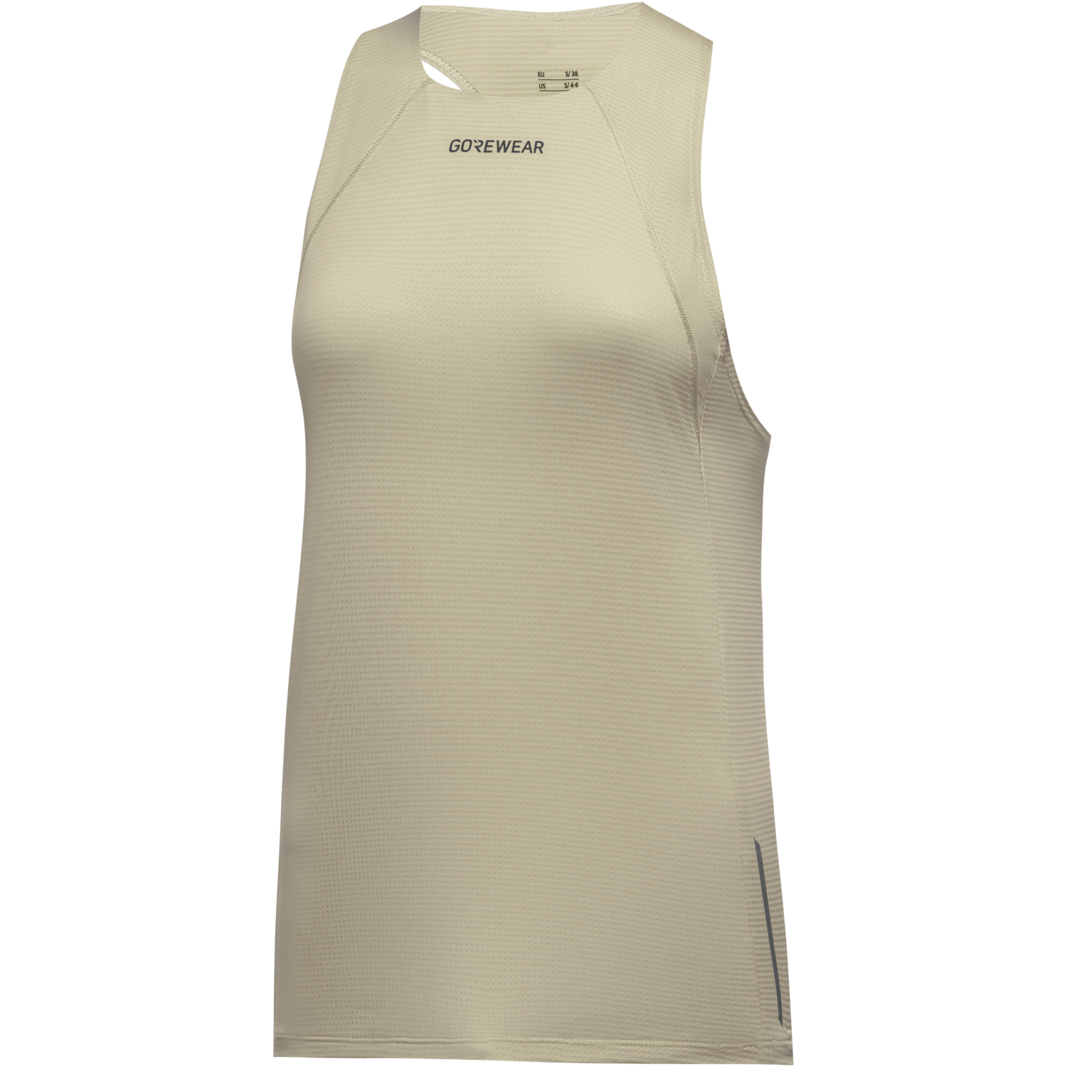 An image of the Contest 2.0 Singlet Womens being displayed without a product model wearing the product.