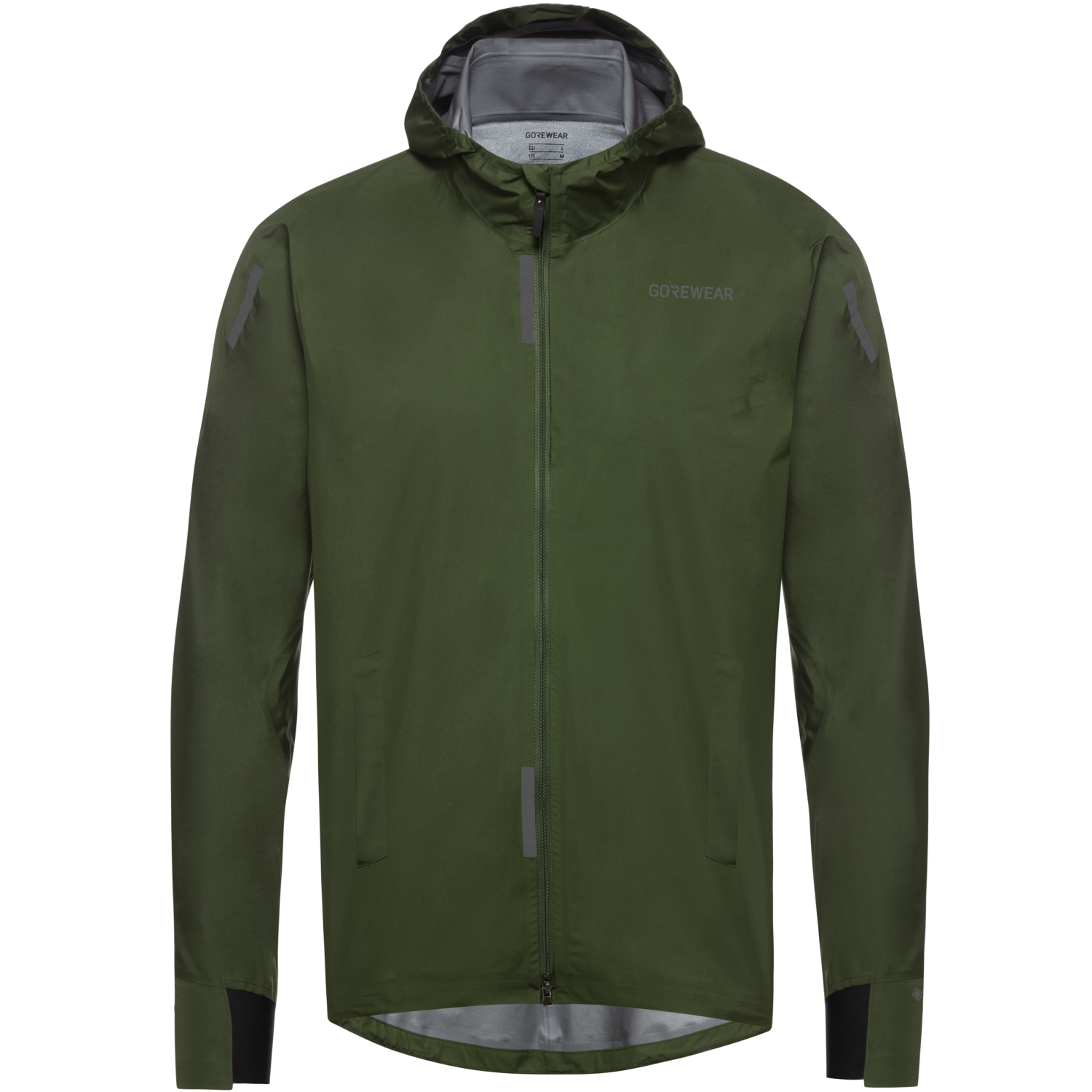 An image of the CONCURVE GORE-TEX Jacket Mens being displayed without a product model wearing the product.