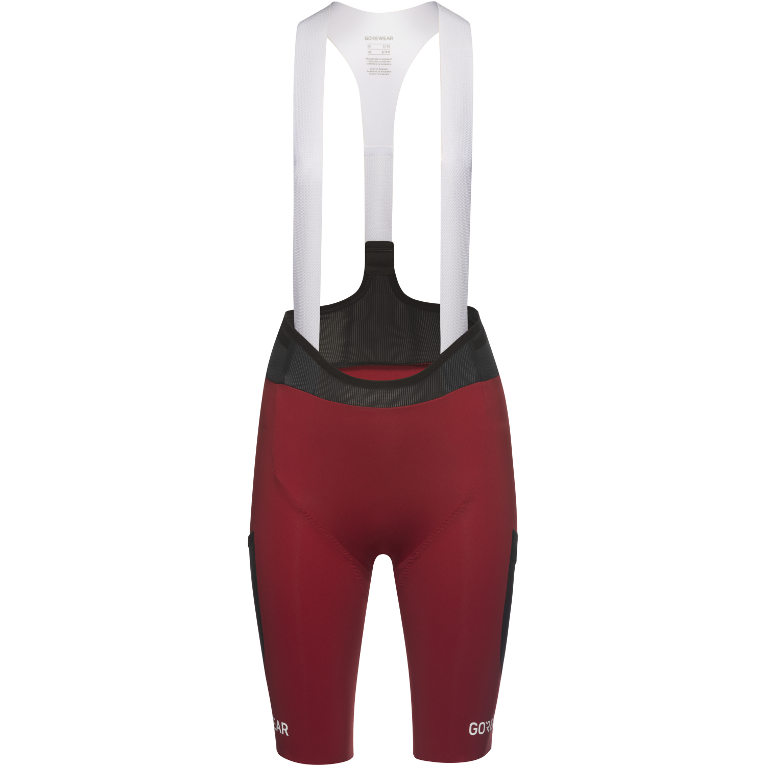 An image of the SPINSHIFT Cargo Bib Shorts+ Womens being displayed without a product model wearing the product.