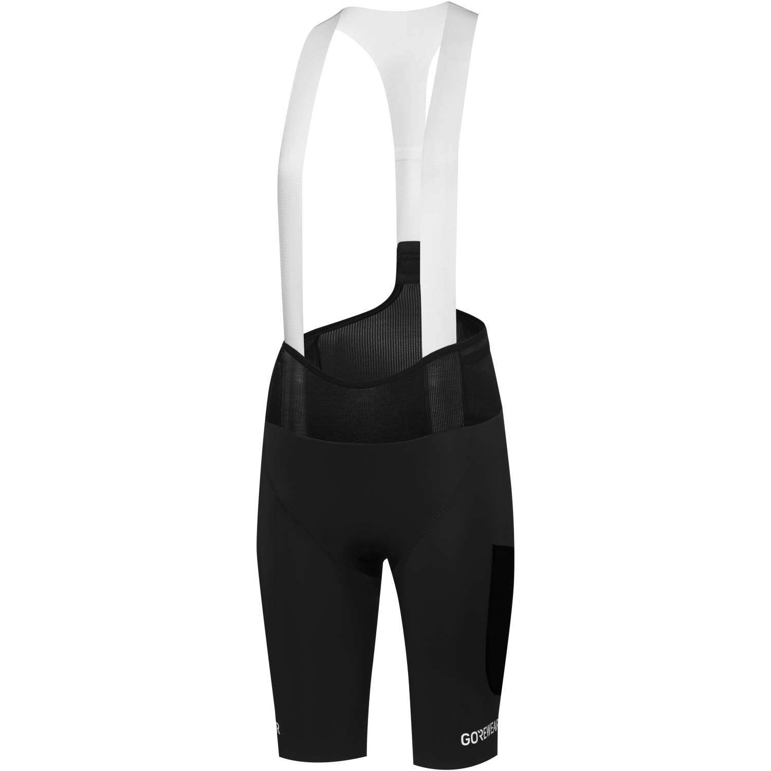 An image of the SPINSHIFT Cargo Bib Shorts+ Womens being displayed without a product model wearing the product.
