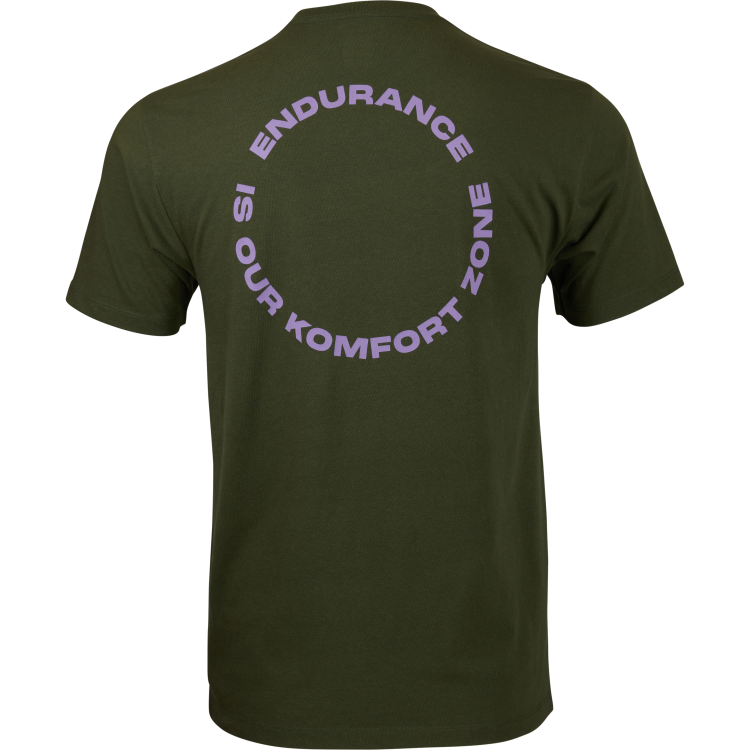 An image of the Komfort Zone Tee being displayed without a product model wearing the product.