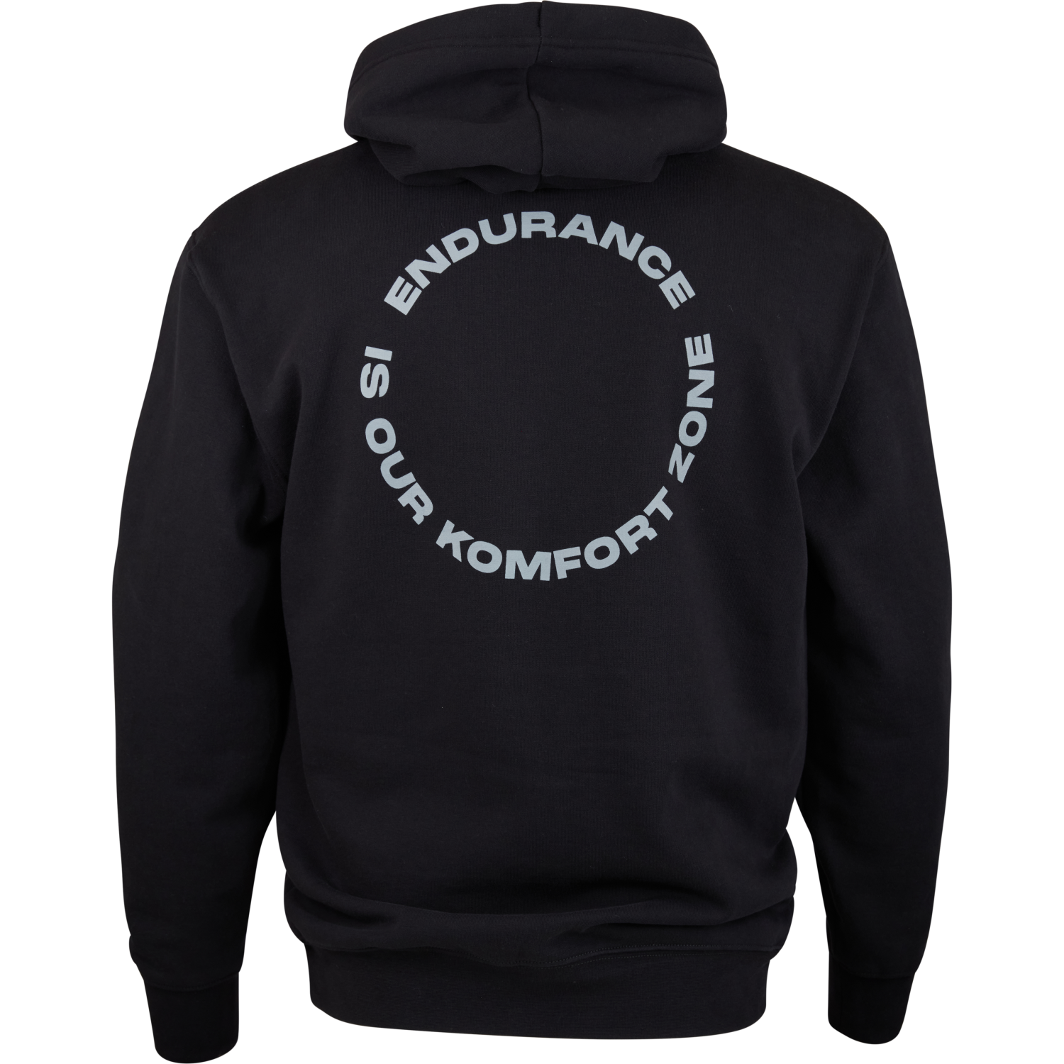 An image of the Komfort Zone Hoodie being displayed without a product model wearing the product.