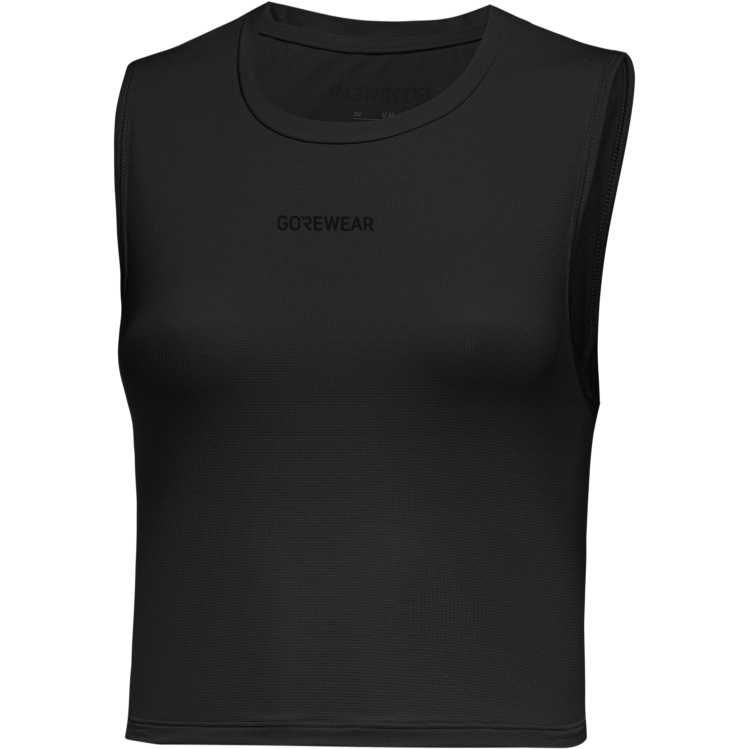 An image of the Everyday Crop Top Womens being displayed without a product model wearing the product.