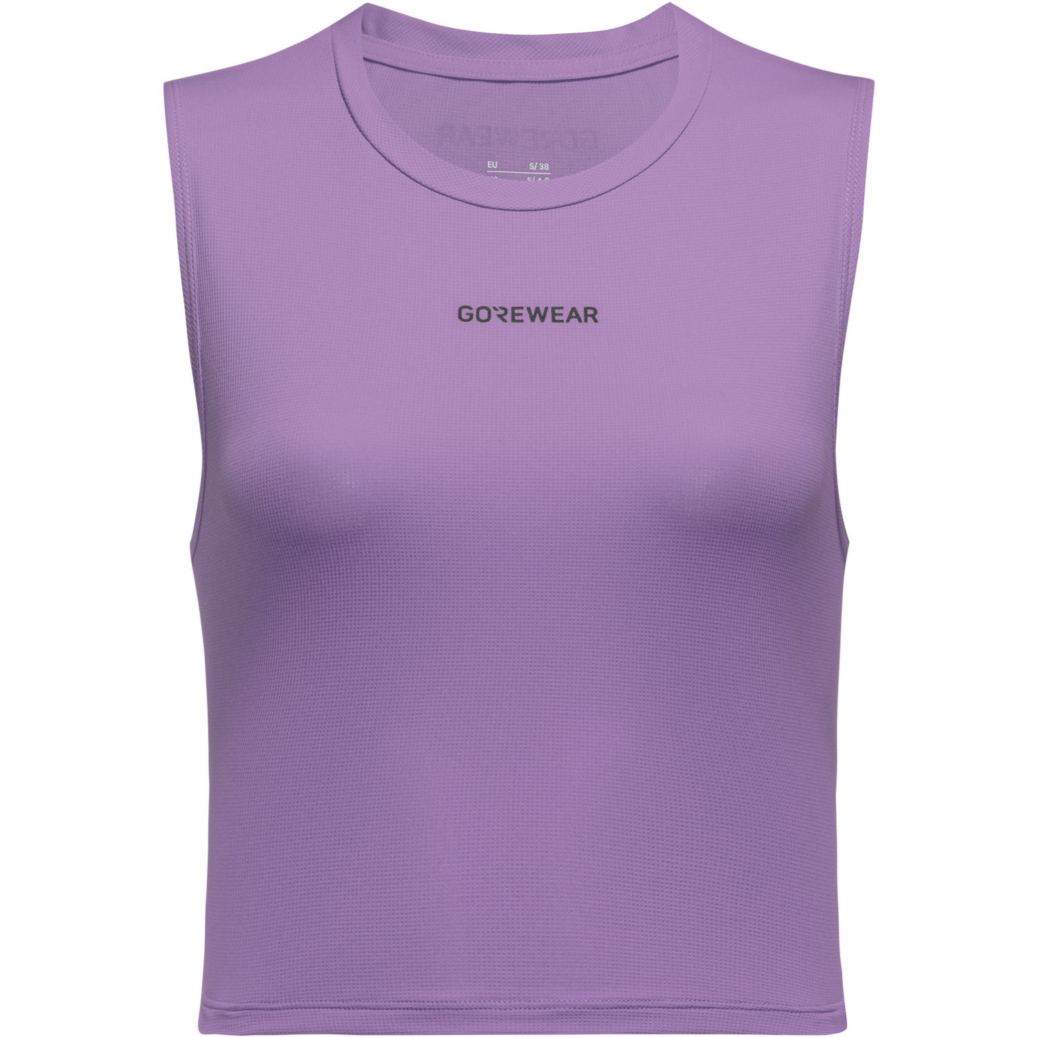 An image of the Everyday Crop Top Womens being displayed without a product model wearing the product.