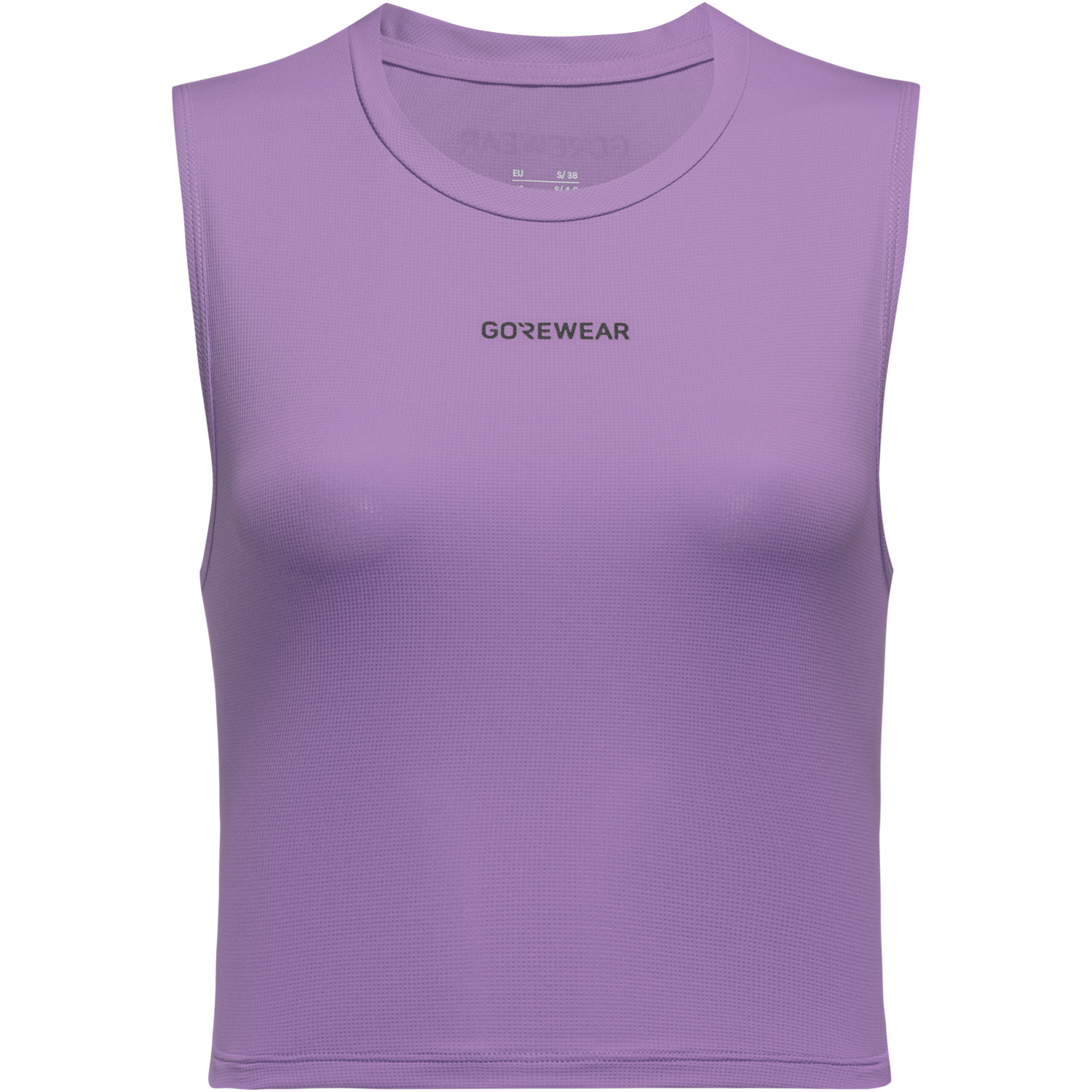 An image of the Everyday Crop Top Womens being displayed without a product model wearing the product.