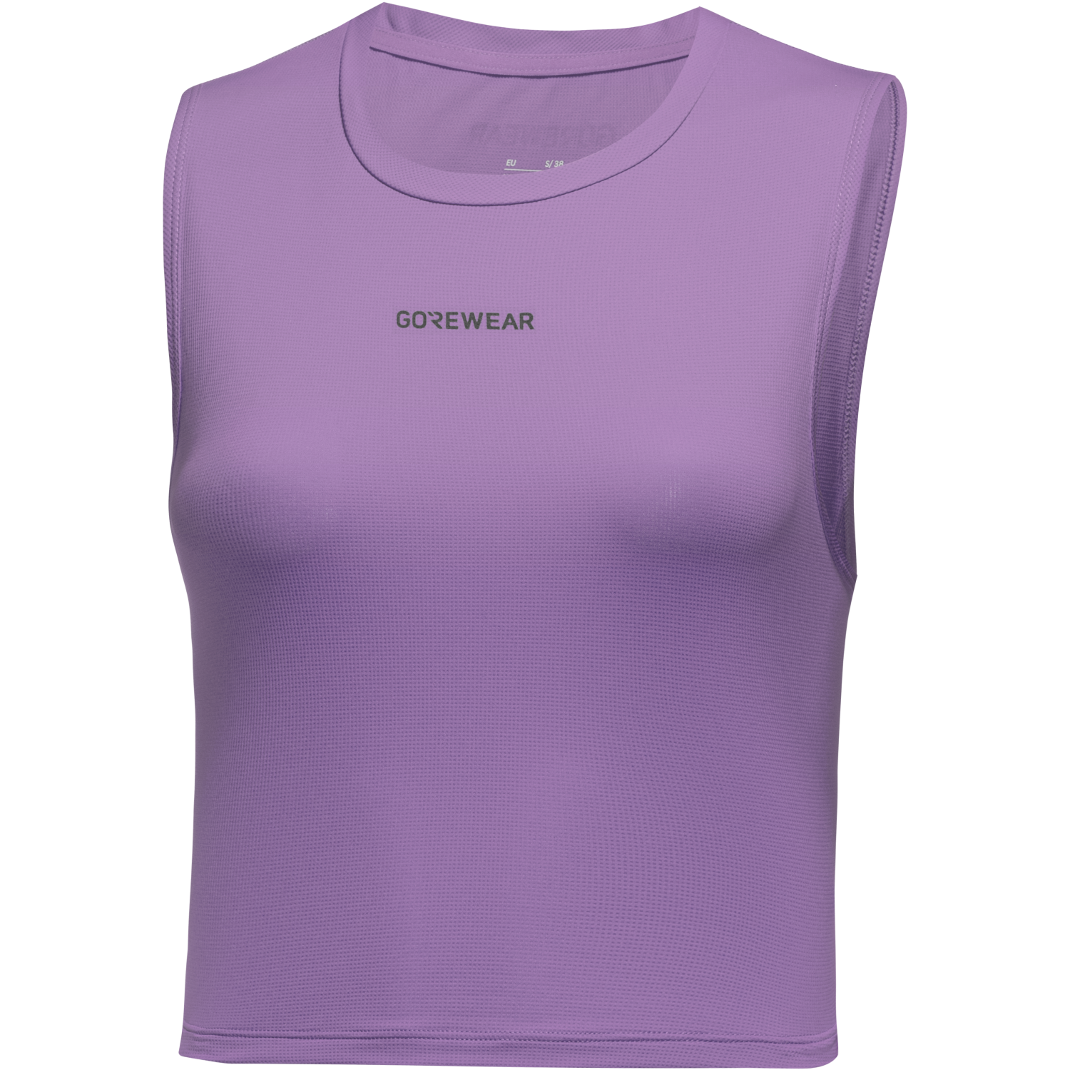 An image of the Everyday Crop Top Womens being displayed without a product model wearing the product.