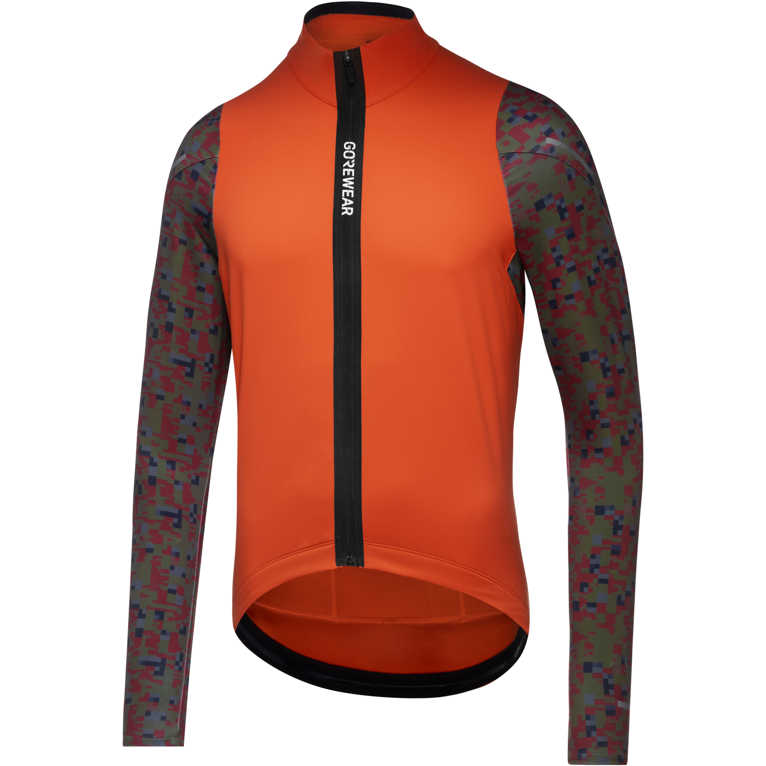 An image of the SPINSHIFT Thermo Long Sleeve Jersey Mens being displayed without a product model wearing the product.