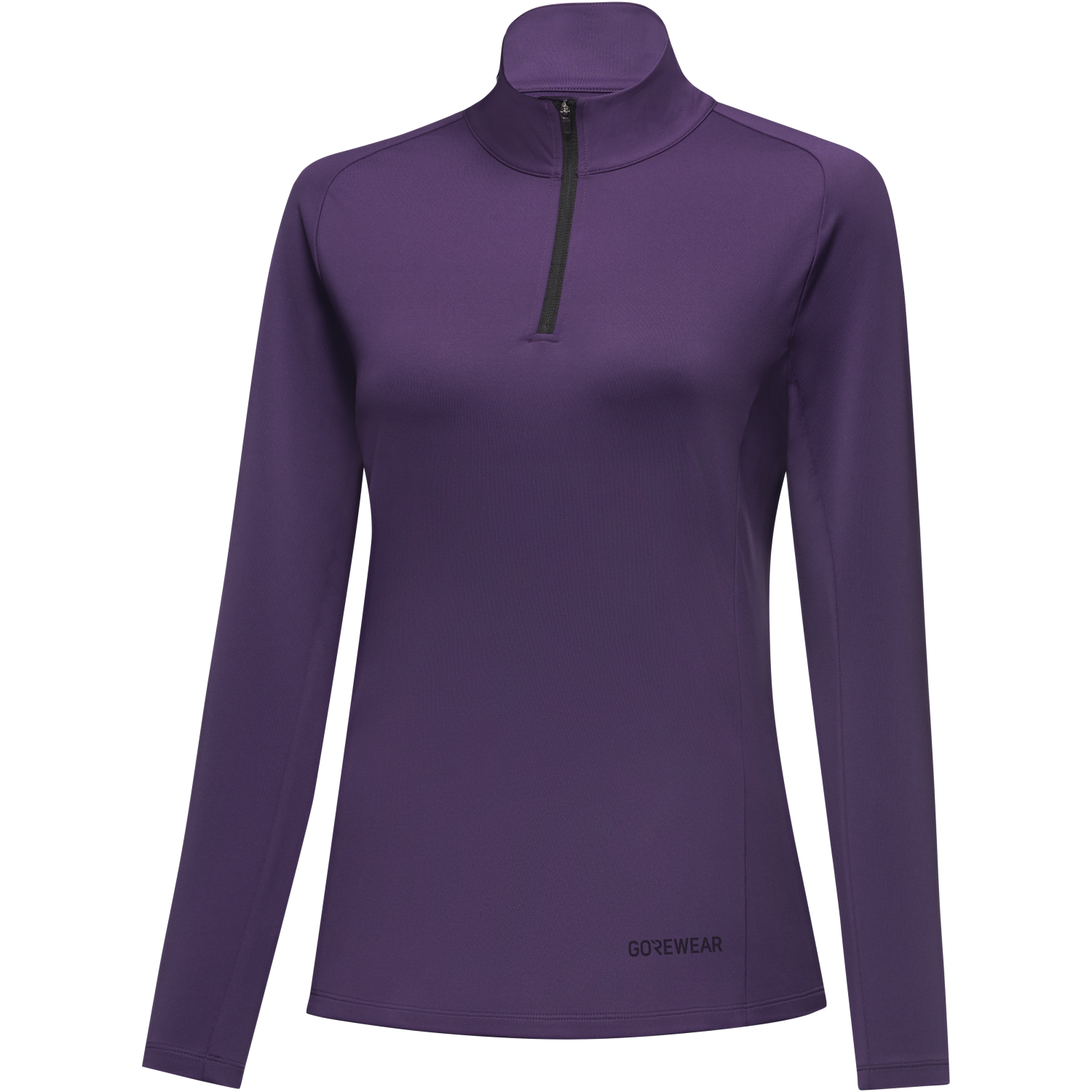 An image of the Everyday Mid 1/4 Zip Womens being displayed without a product model wearing the product.