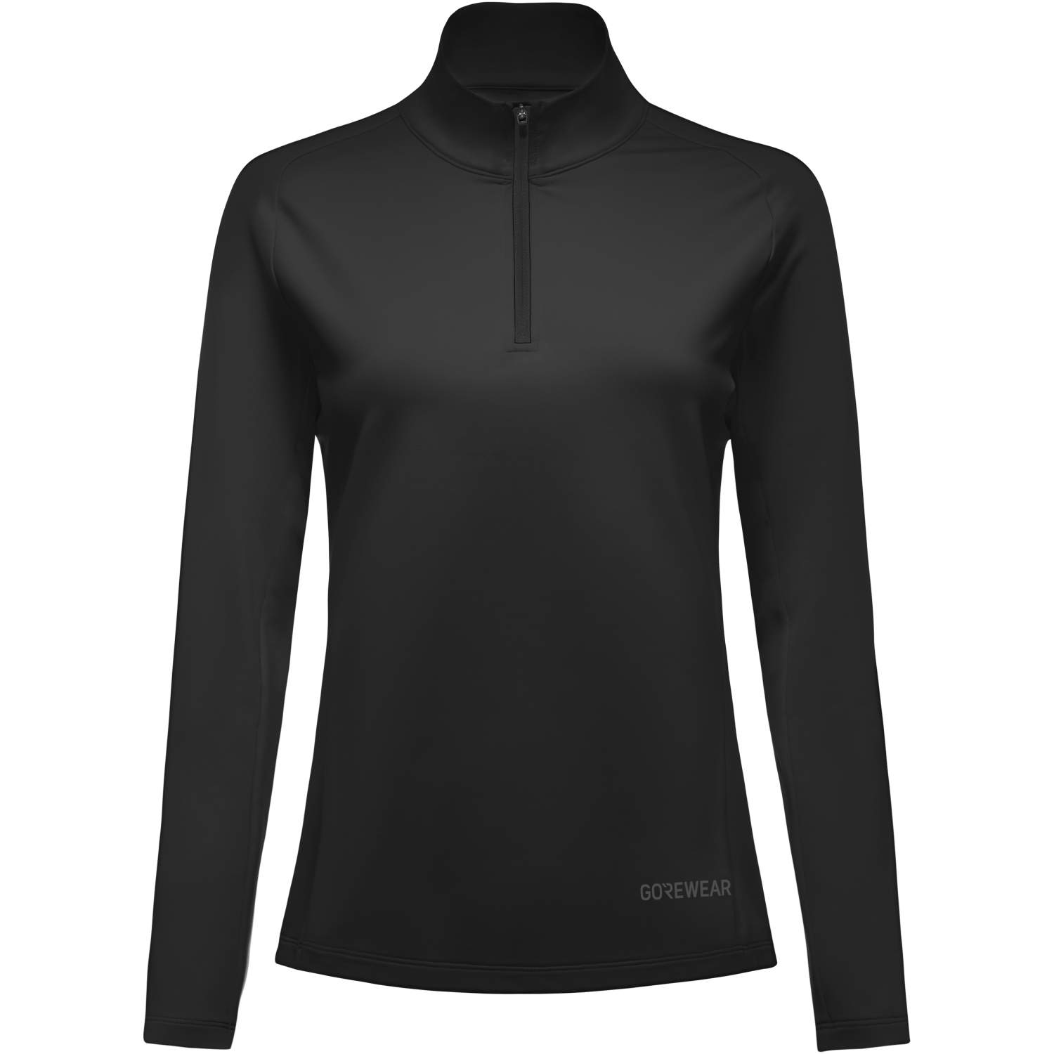 An image of the Everyday Mid 1/4 Zip Womens being displayed without a product model wearing the product.