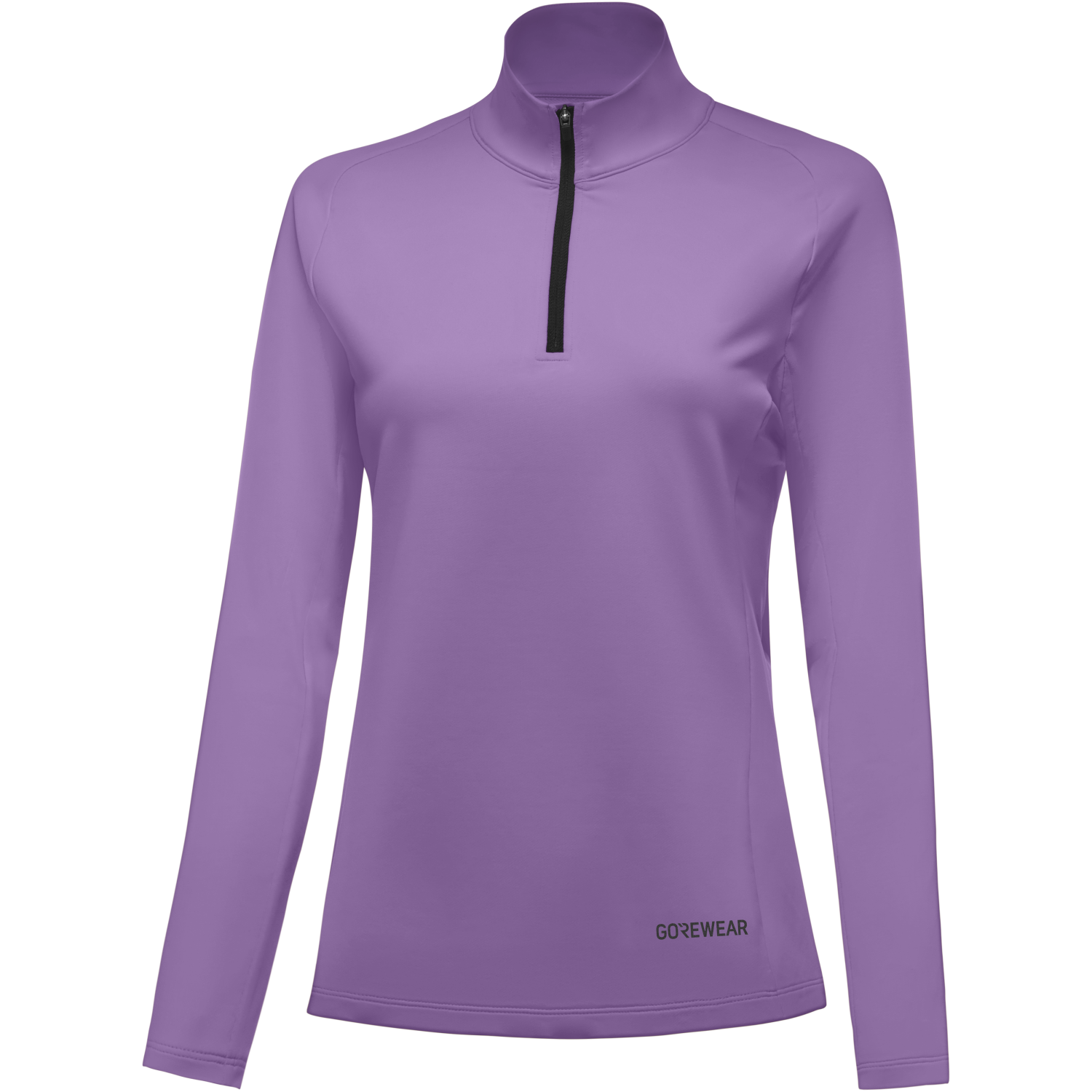 An image of the Everyday Mid 1/4 Zip Womens being displayed without a product model wearing the product.