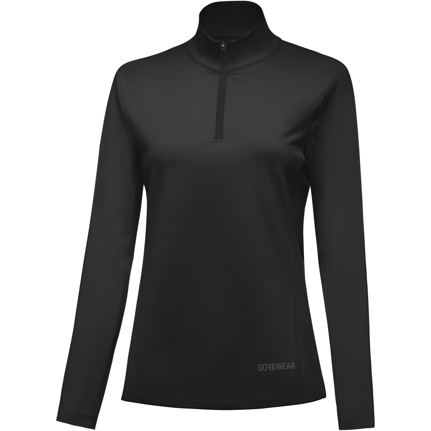 An image of the Everyday Mid 1/4 Zip Womens being displayed without a product model wearing the product.
