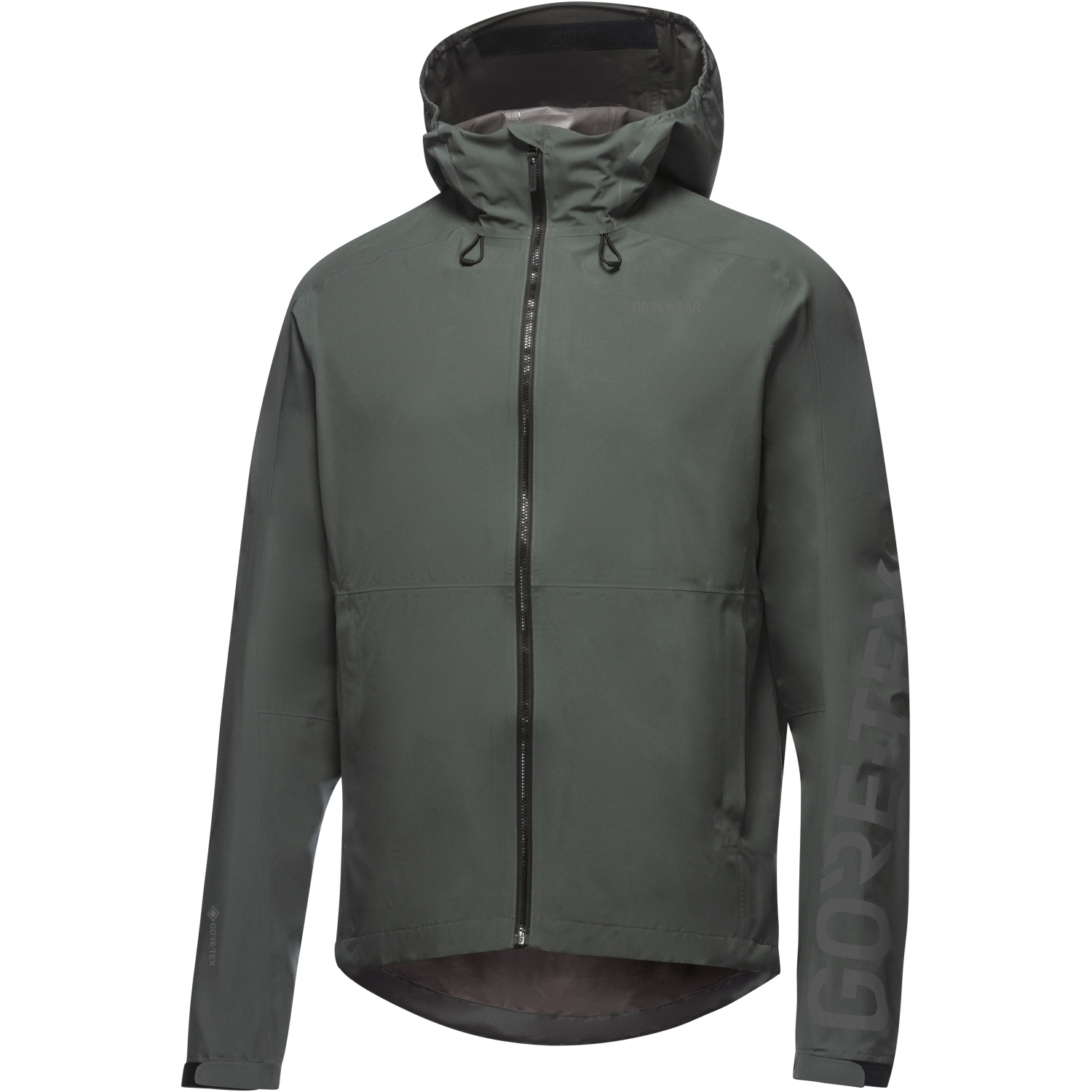 An image of the ENDURE GORE-TEX LE1 Tonal Logo Jacket Mens being displayed without a product model wearing the product.