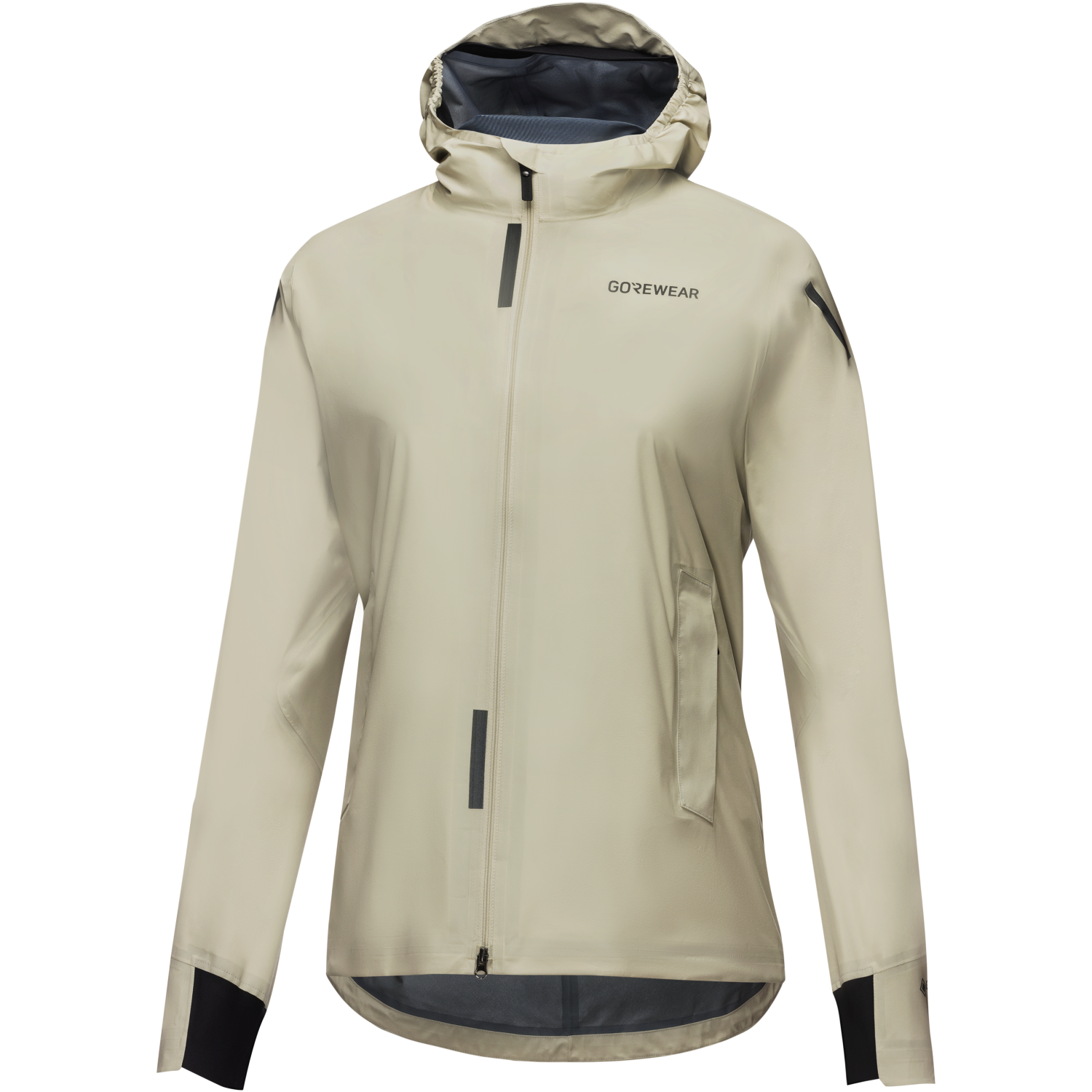 An image of the CONCURVE GORE-TEX LE1 Jacket Womens being displayed without a product model wearing the product.