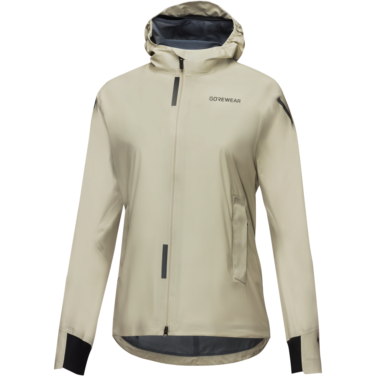 An image of the CONCURVE GORE-TEX LE1 Jacket Womens being displayed without a product model wearing the product.