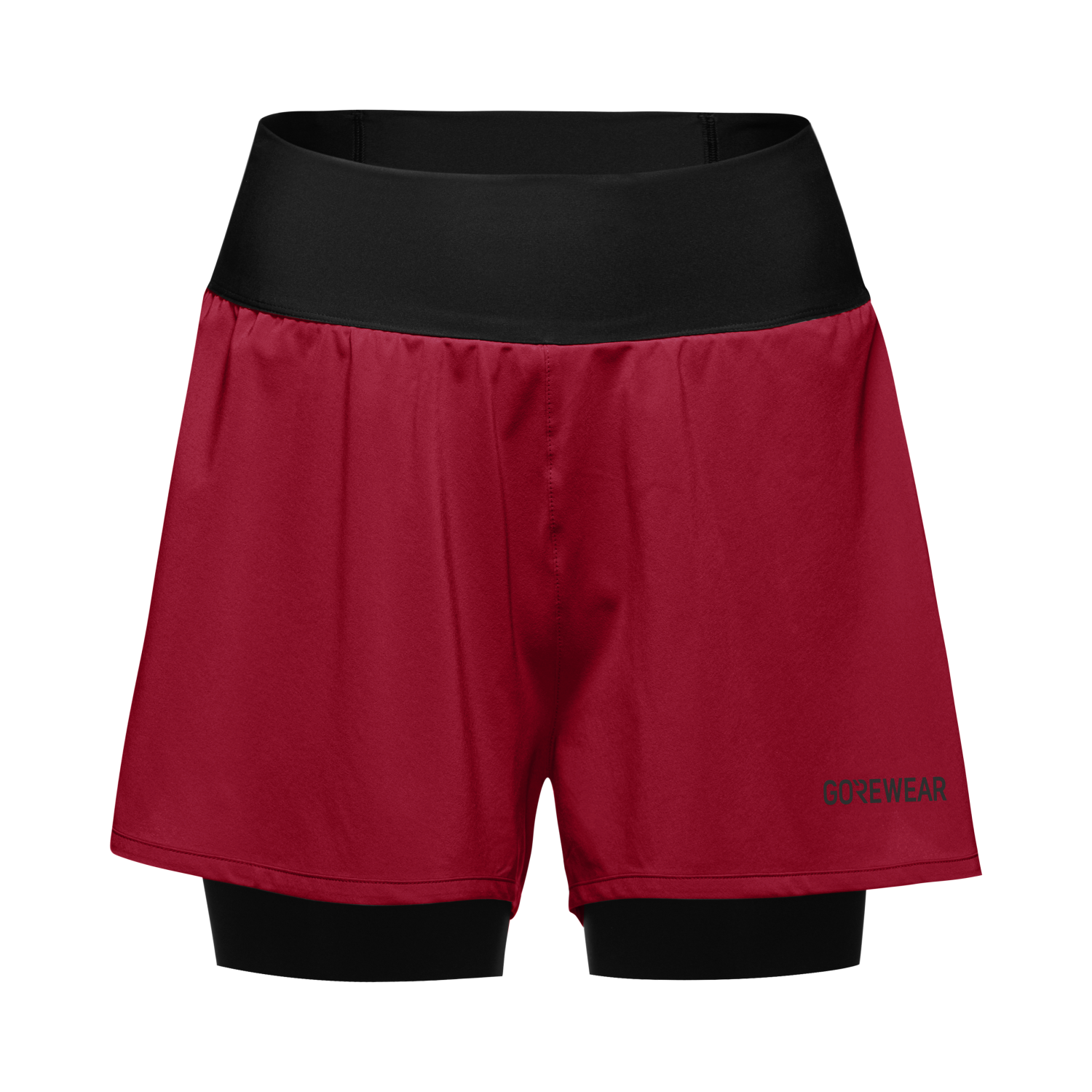An image of the CONCURVE 3” 2in1 Shorts Womens being displayed without a product model wearing the product.