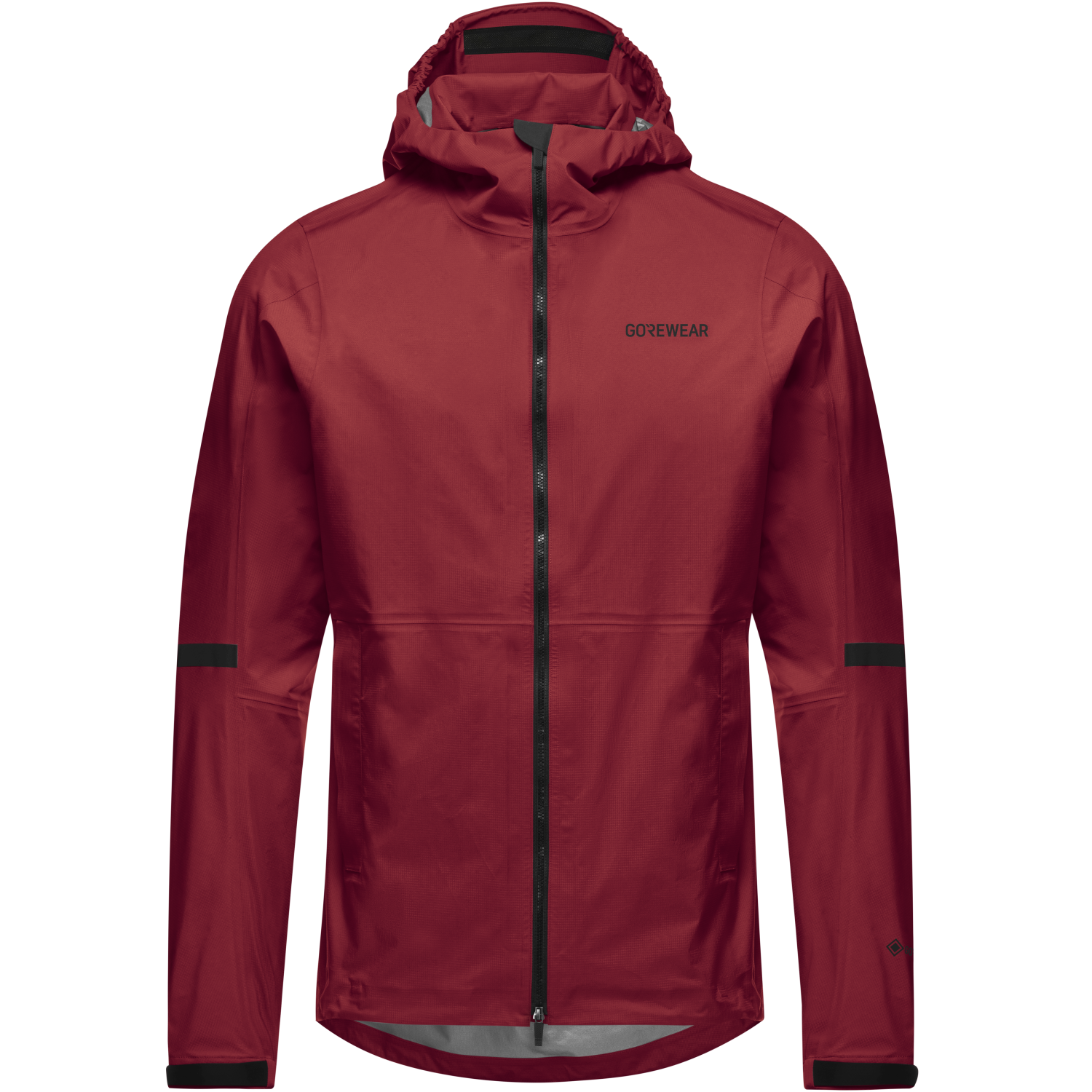 An image of the LUPRA 2.0 GORE-TEX Hooded Jacket Mens being displayed without a product model wearing the product.