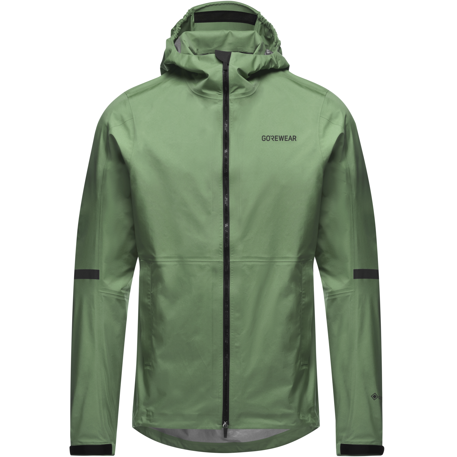 An image of the LUPRA 2.0 GORE-TEX Hooded Jacket Mens being displayed without a product model wearing the product.