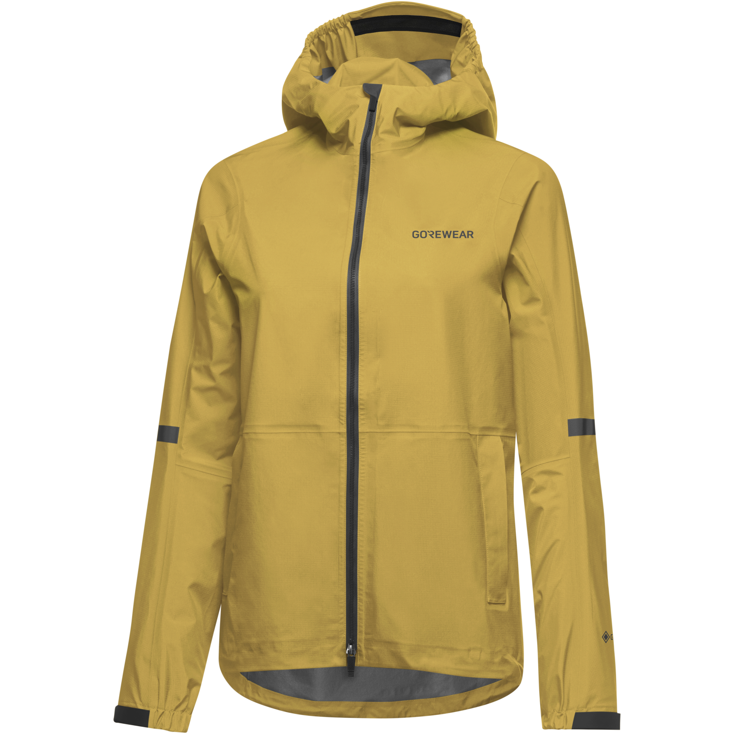 An image of the LUPRA 2.0 GORE-TEX Hooded Jacket Womens being displayed without a product model wearing the product.