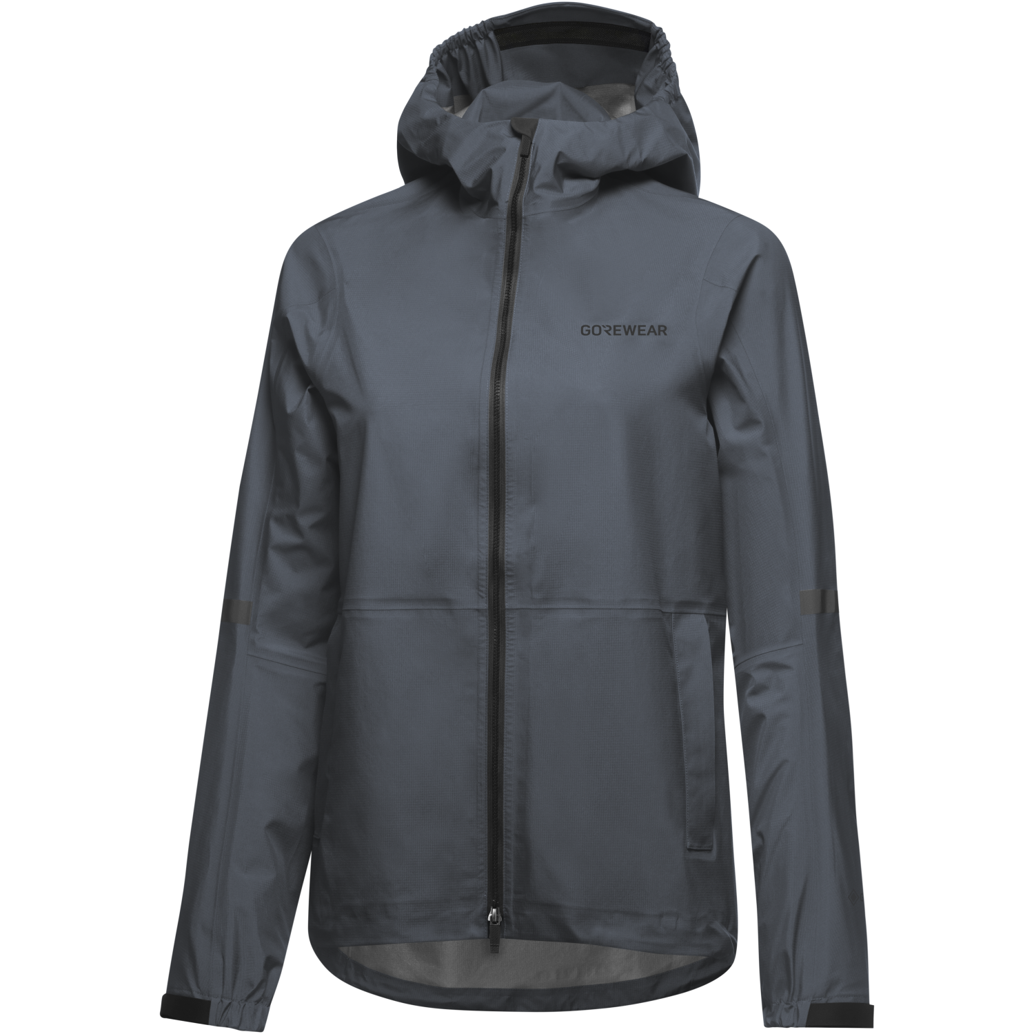 An image of the LUPRA 2.0 GORE-TEX Hooded Jacket Womens being displayed without a product model wearing the product.