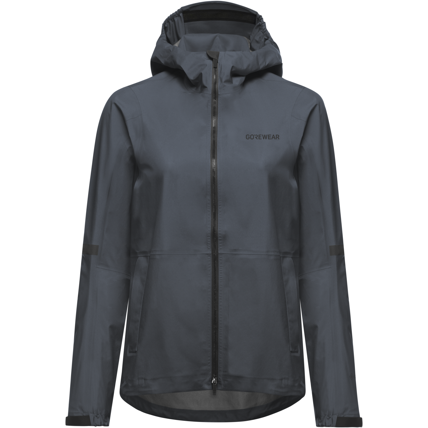 An image of the LUPRA 2.0 GORE-TEX Hooded Jacket Womens being displayed without a product model wearing the product.