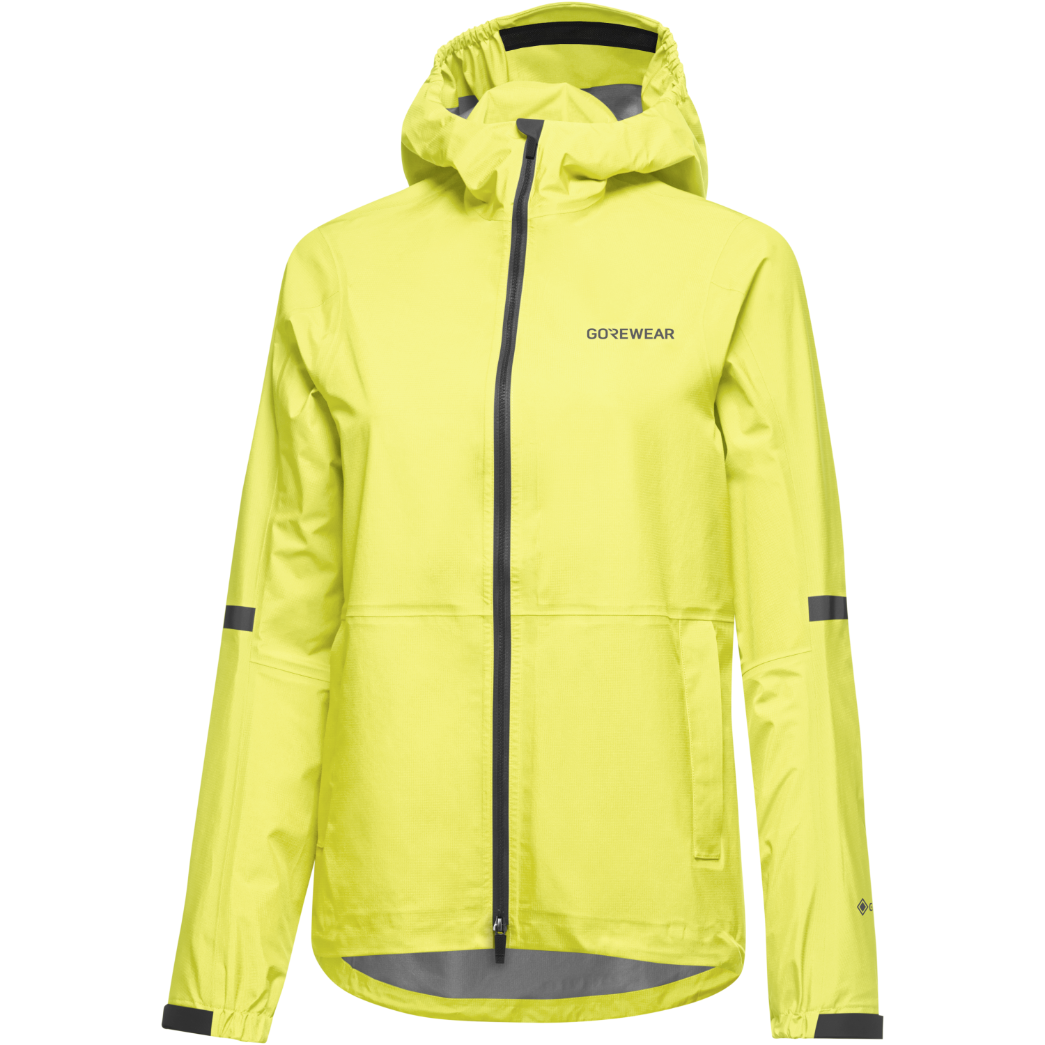 An image of the LUPRA 2.0 GORE-TEX Hooded Jacket Womens being displayed without a product model wearing the product.