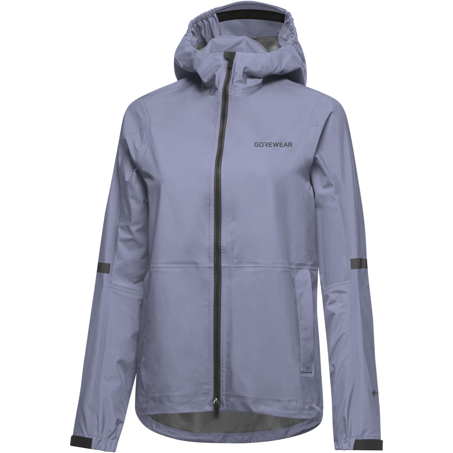 An image of the LUPRA 2.0 GORE-TEX Hooded Jacket Womens being displayed without a product model wearing the product.