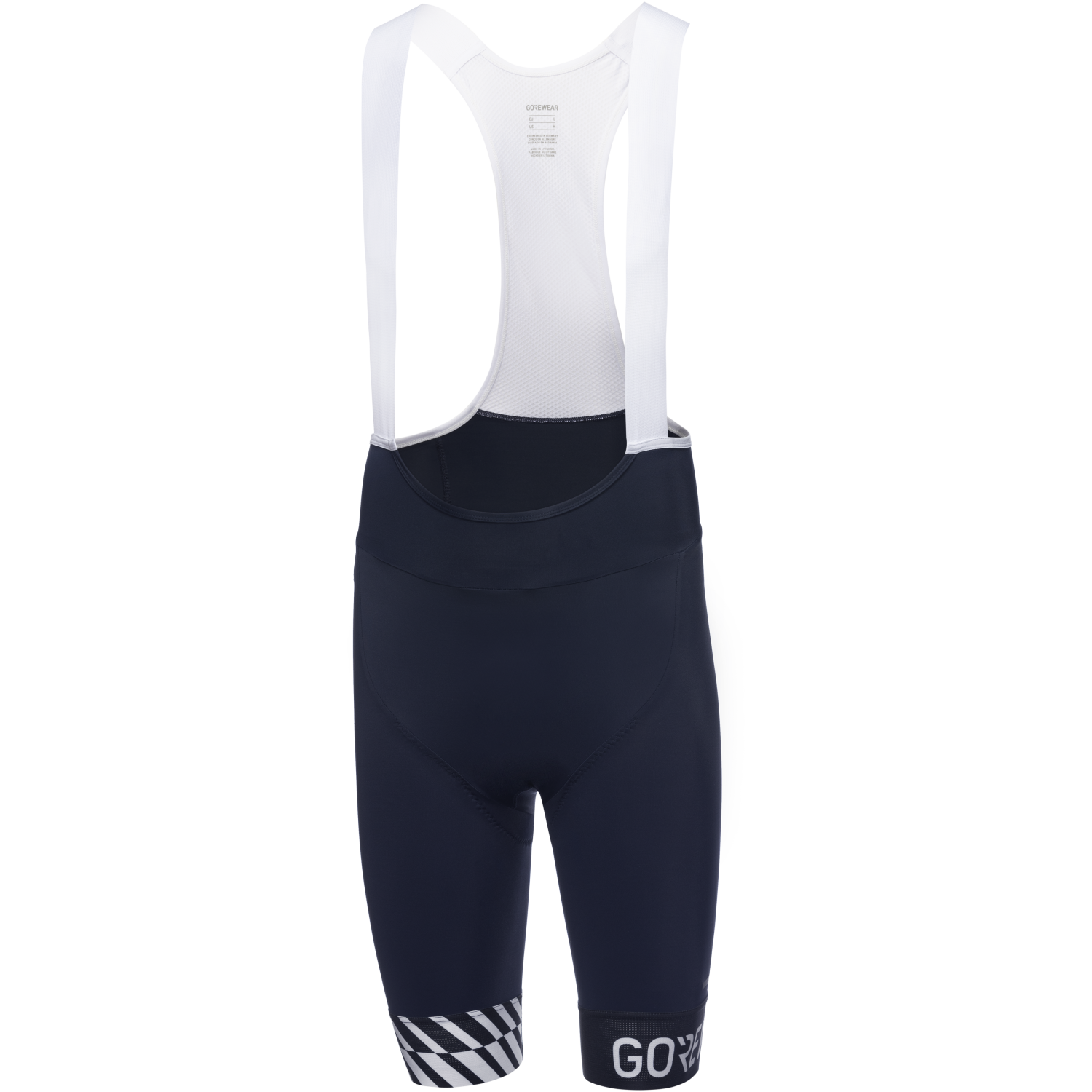 An image of the SWIFTRIDE Optical Bib Shorts Mens being displayed without a product model wearing the product.