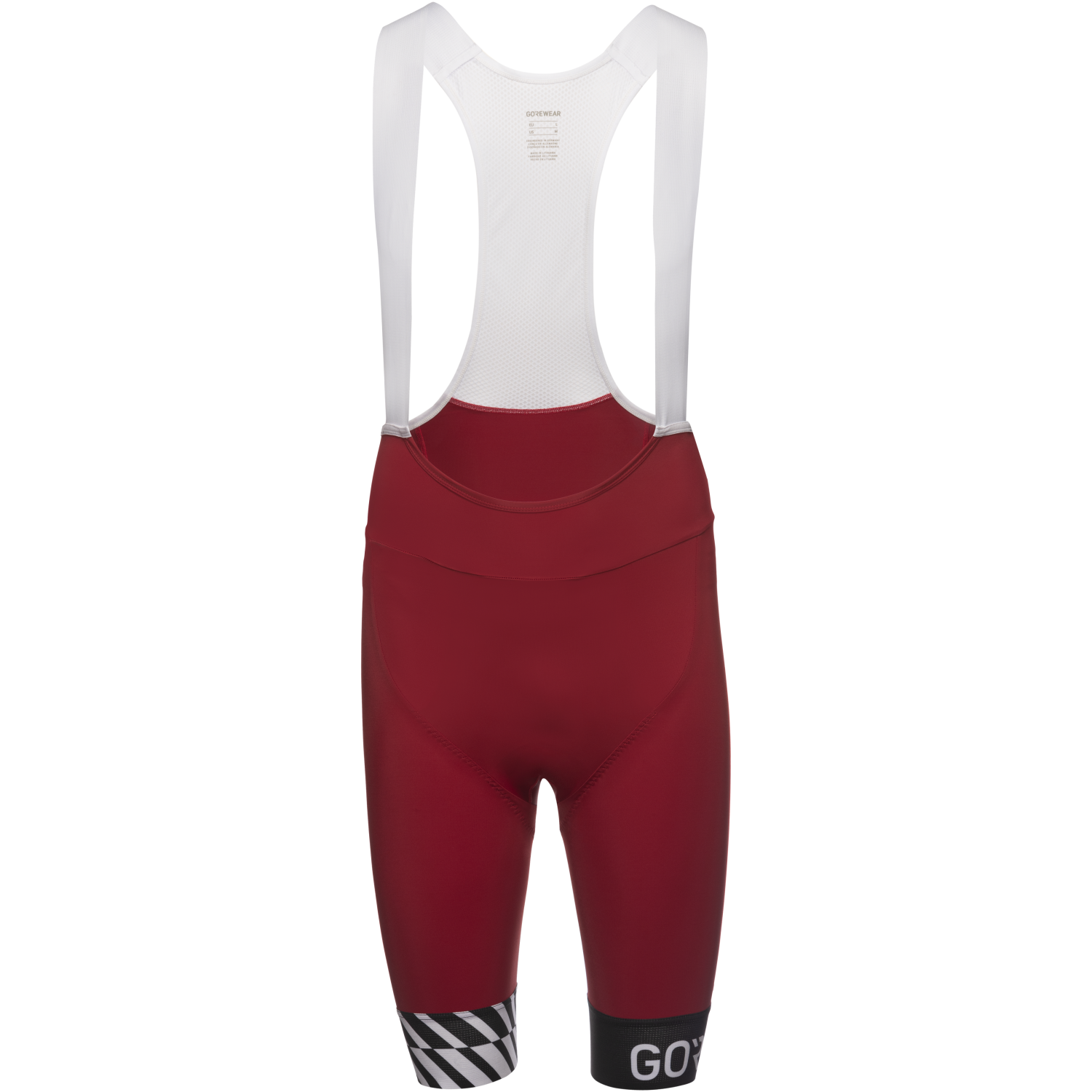 An image of the SWIFTRIDE Optical Bib Shorts Mens being displayed without a product model wearing the product.