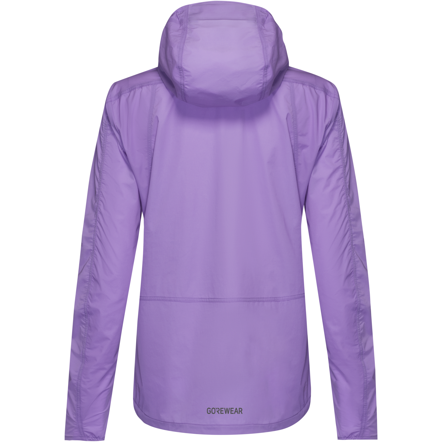 An image of the FERNFLOW Hooded Windbreaker Womens being displayed without a product model wearing the product.