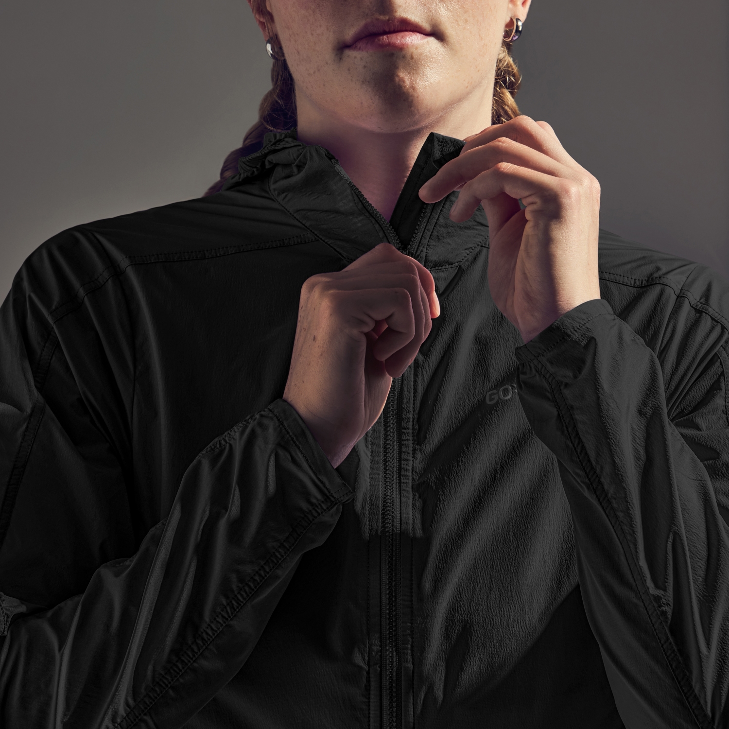 FERNFLOW Hooded Windbreaker Womens